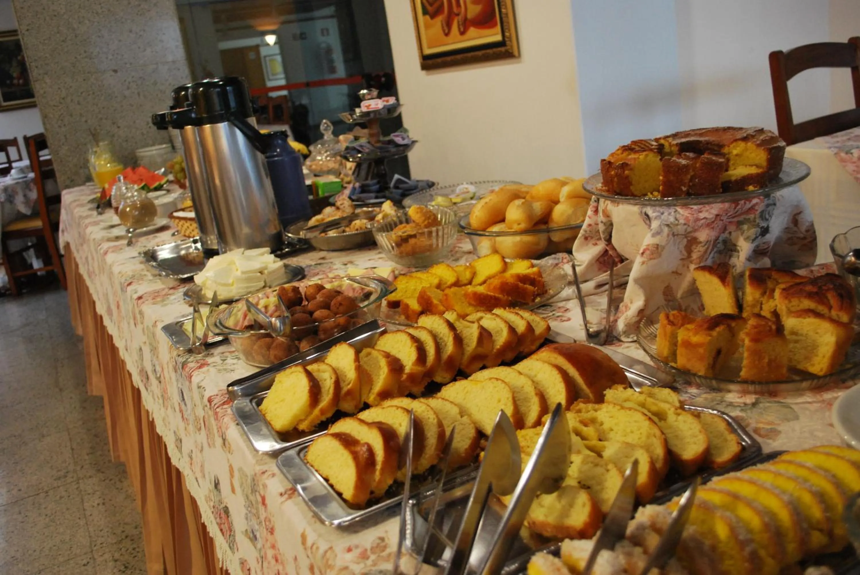 Buffet breakfast in Lucape Palace Hotel