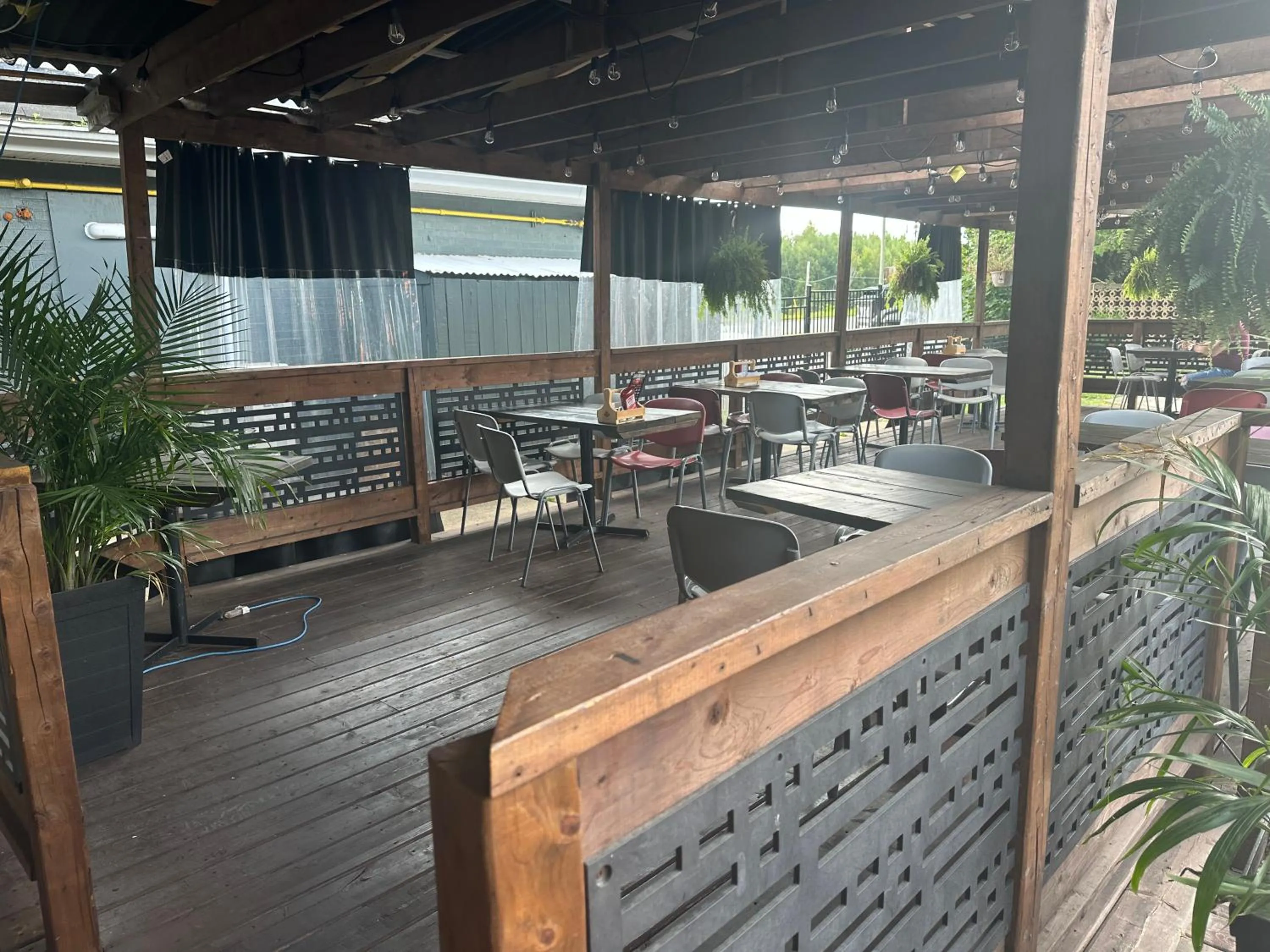 Patio in Motel 6-Moncton, NB