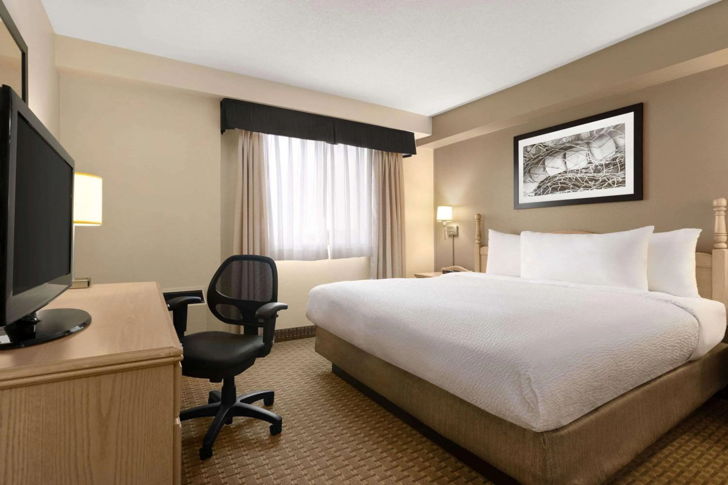 Photo of the whole room, Bed in Travelodge Suites by Wyndham Moncton