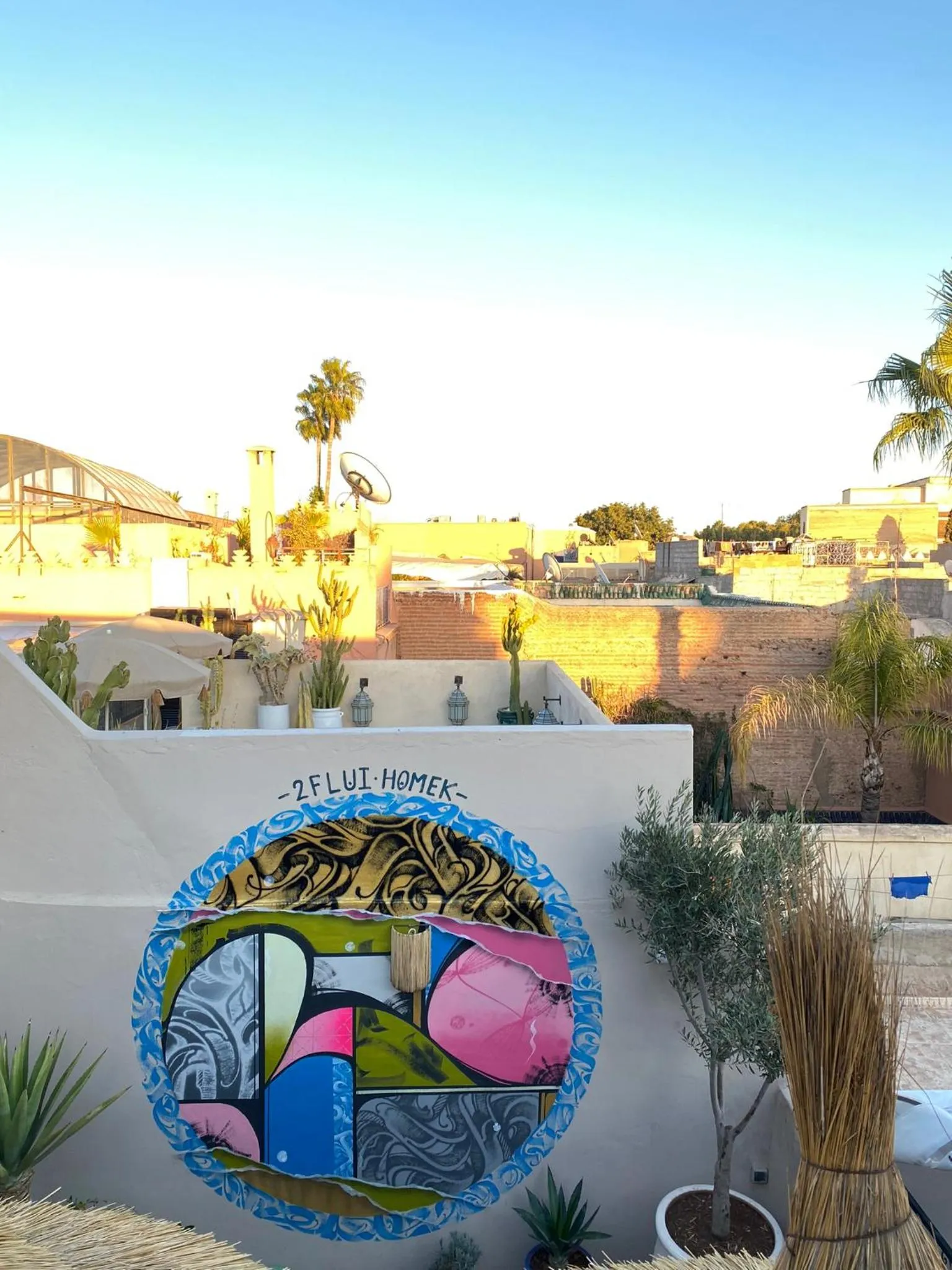 Balcony/Terrace in Riad Amra