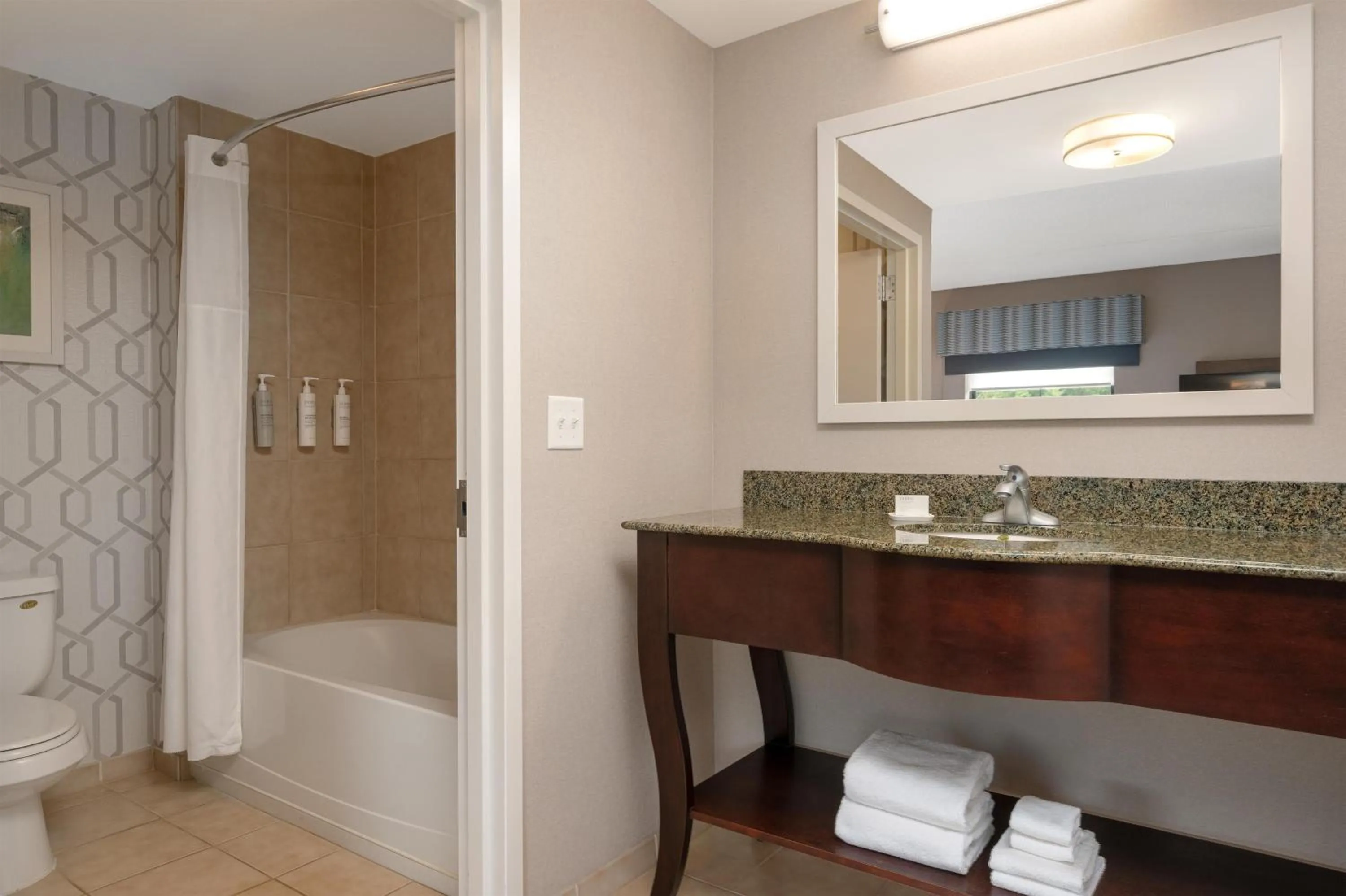 Bathroom in Hampton Inn & Suites Wilkes-Barre