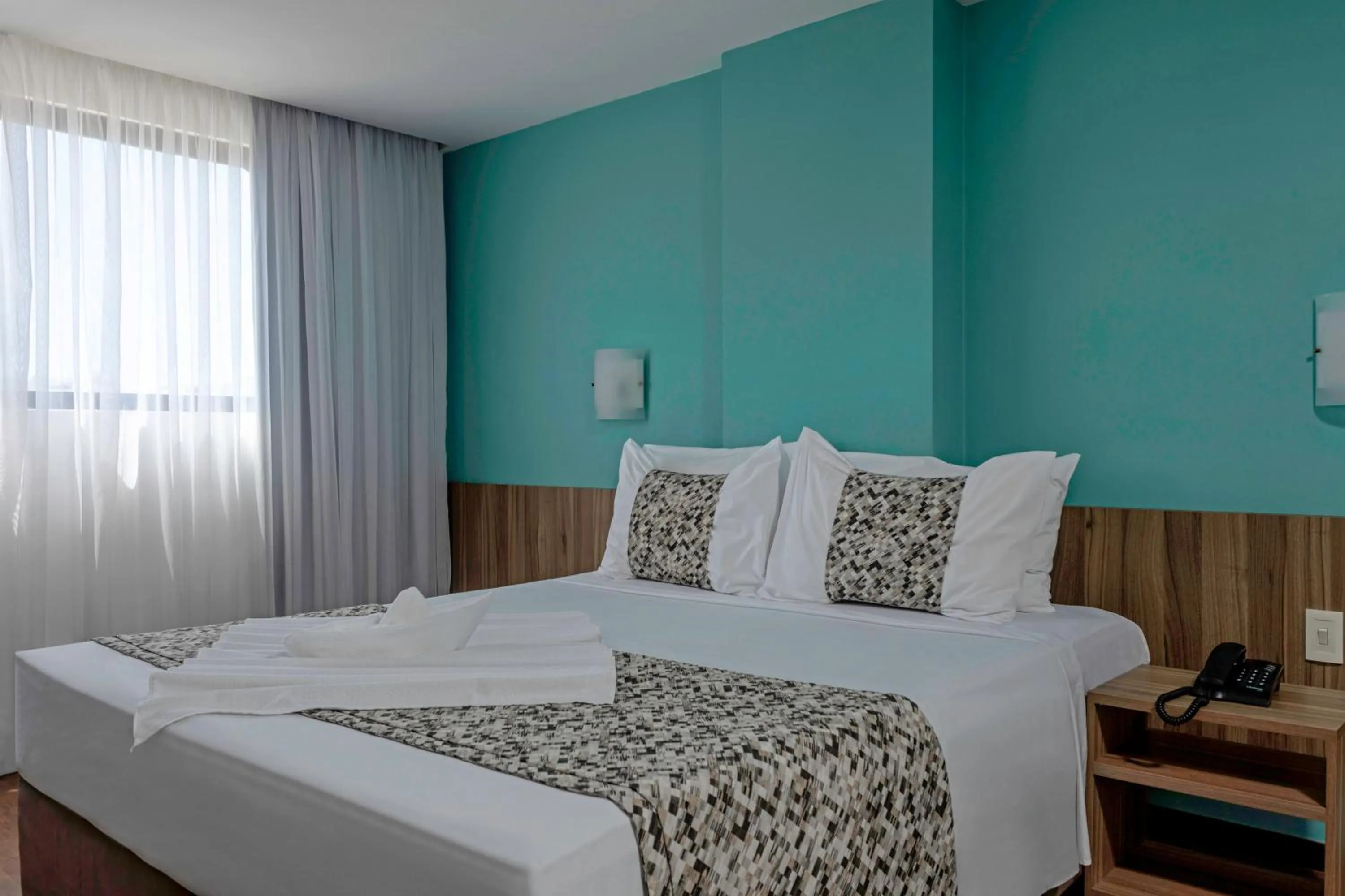 Bed in Marinas Maceió Hotel