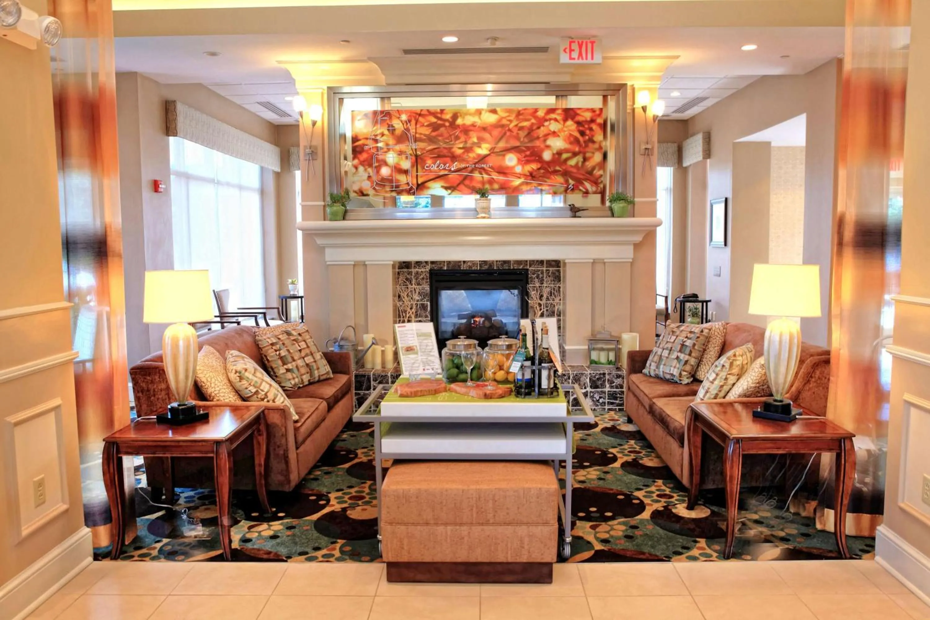 Lobby or reception in Hilton Garden Inn Aberdeen