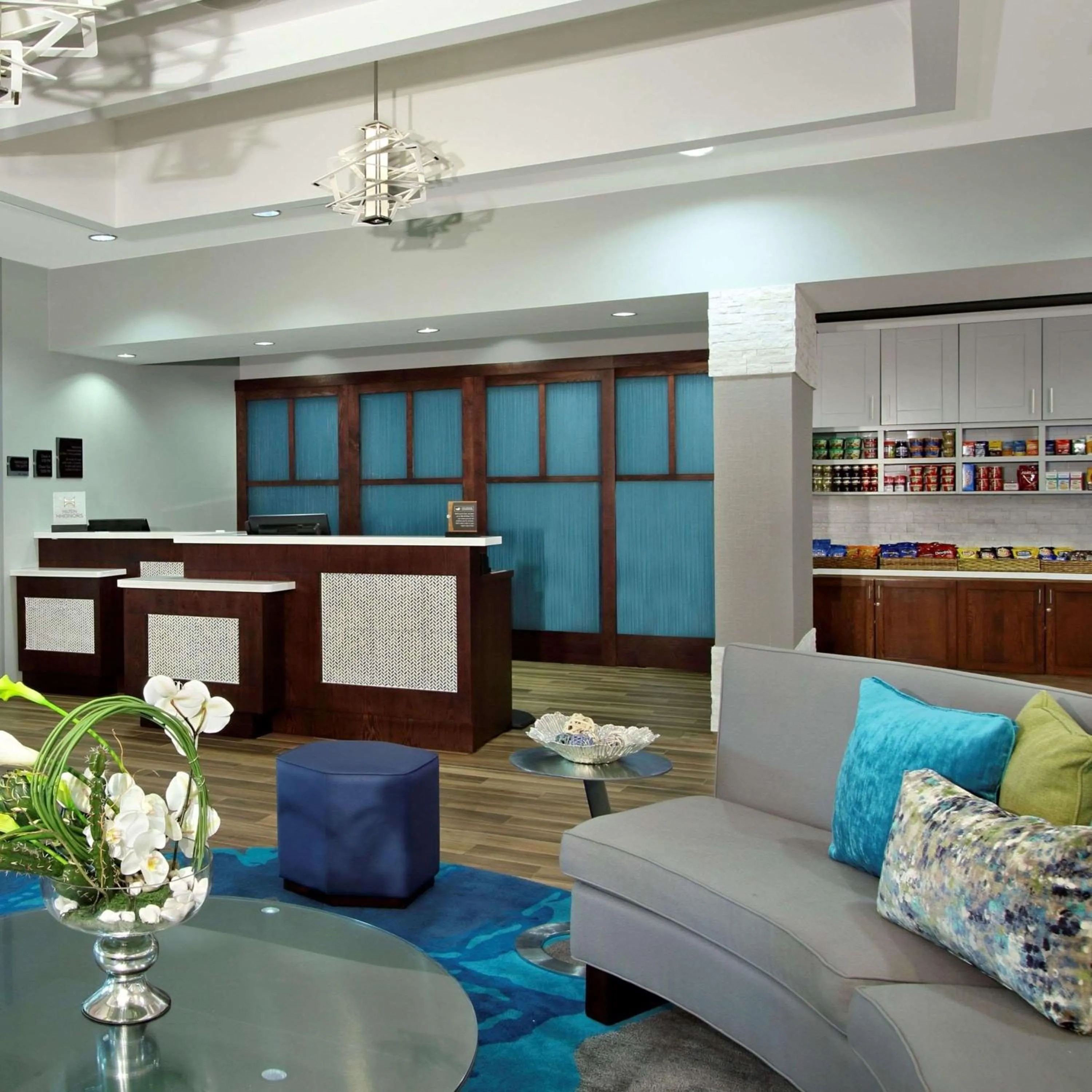 Lobby or reception in Homewood Suites by Hilton Fort Lauderdale Airport-Cruise Port