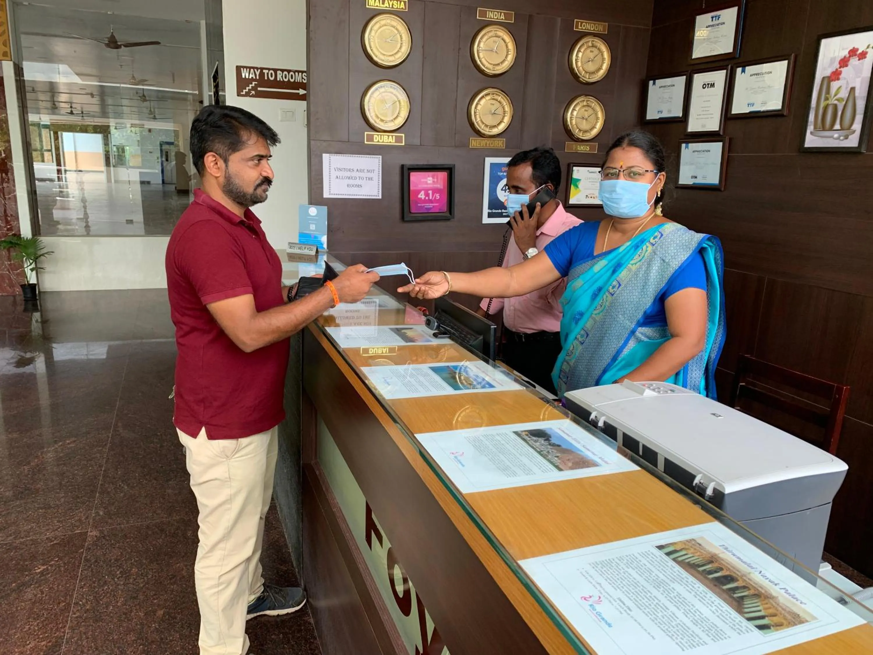 Lobby or reception in Rio Grande Residency