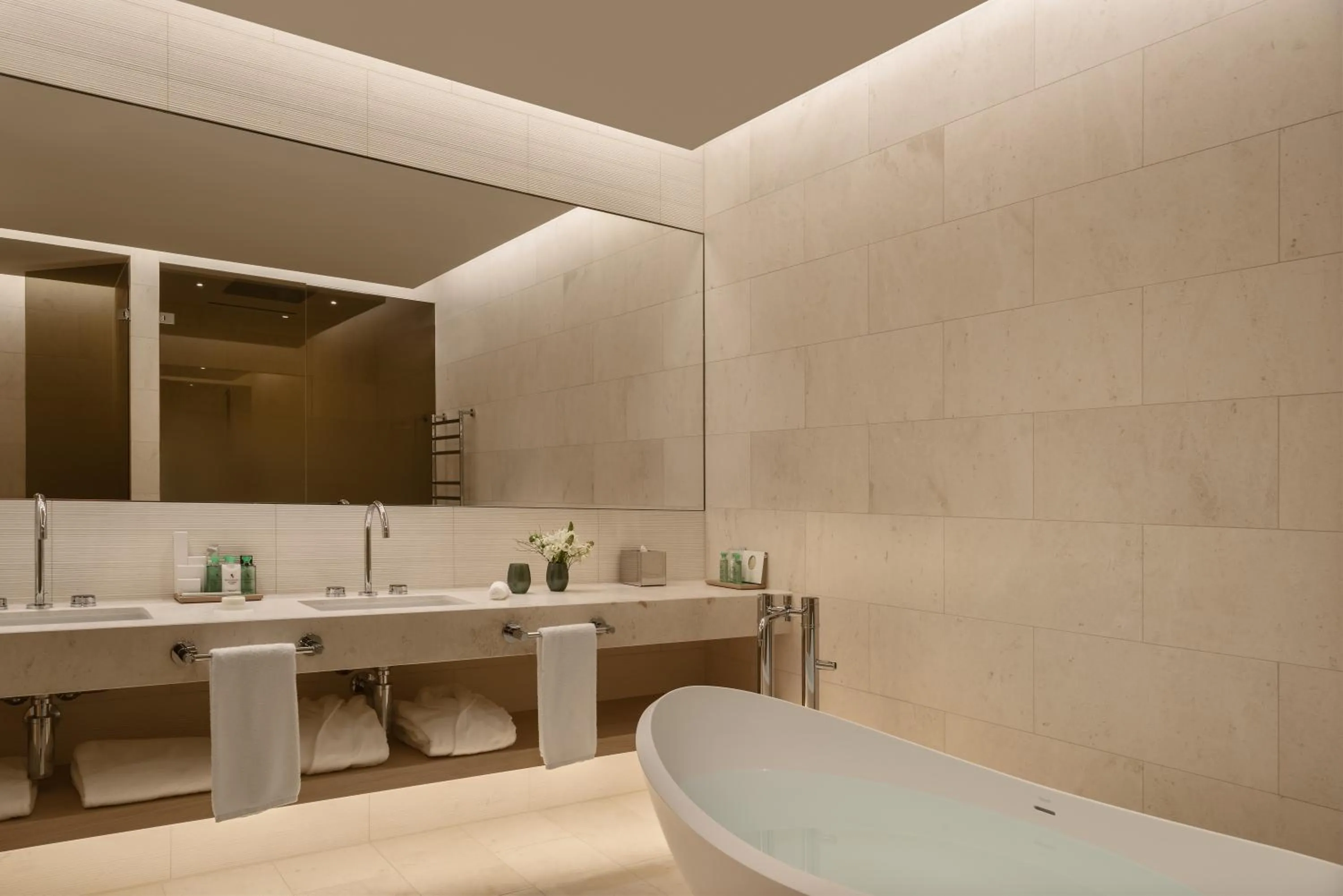 Bathroom in Waldhotel by Bürgenstock