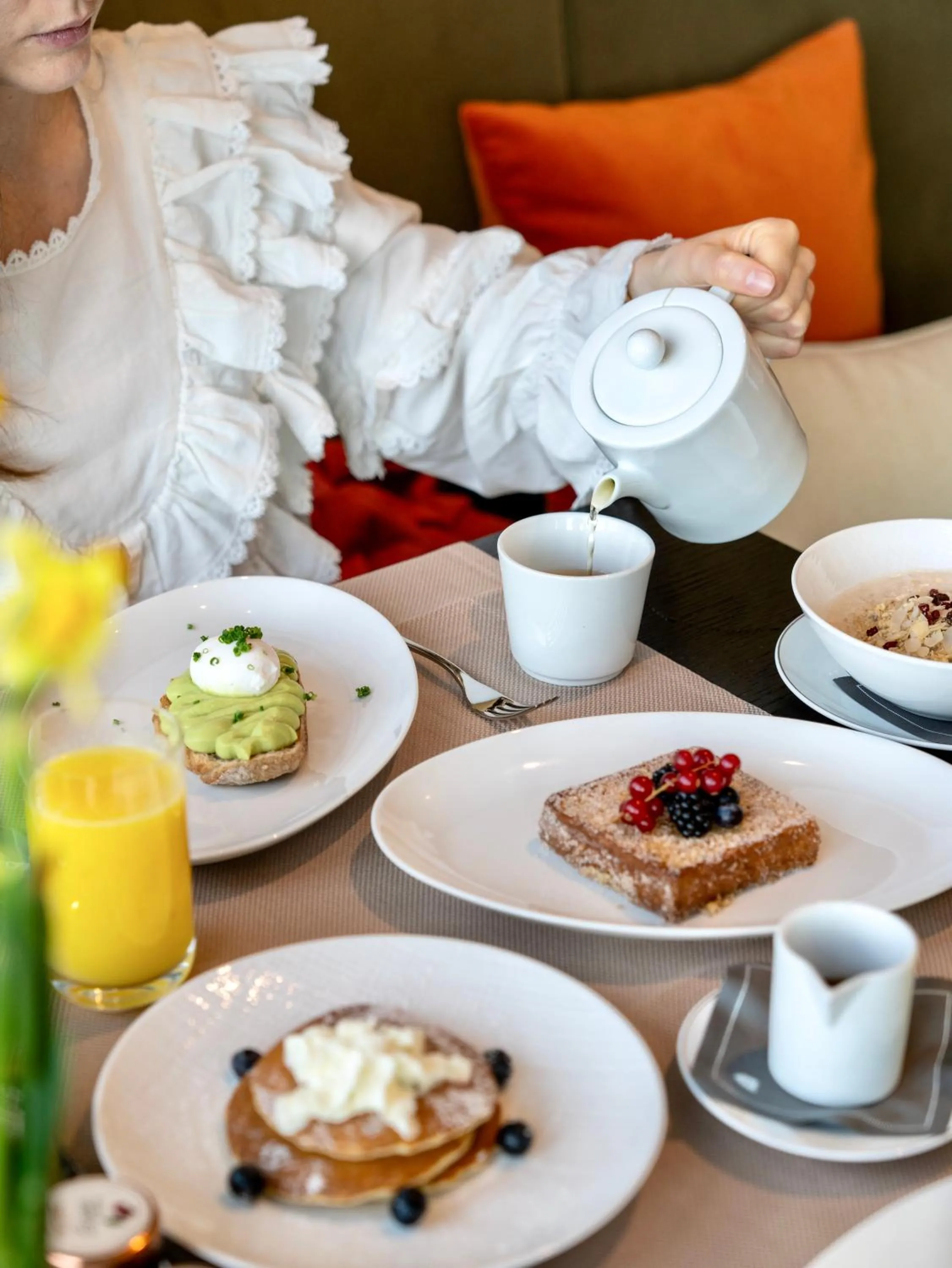 Food and drinks in Waldhotel by Bürgenstock