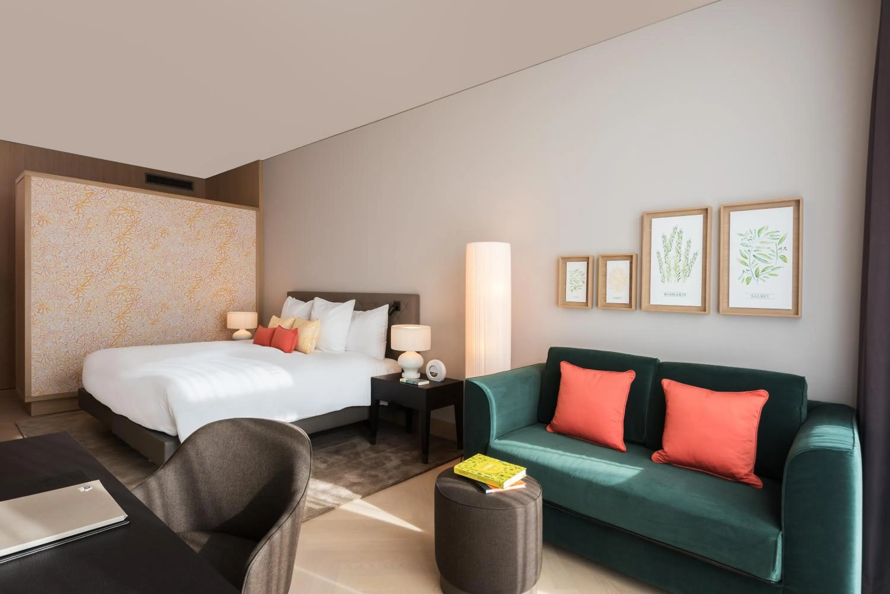 Bedroom, Bed in Waldhotel by Bürgenstock