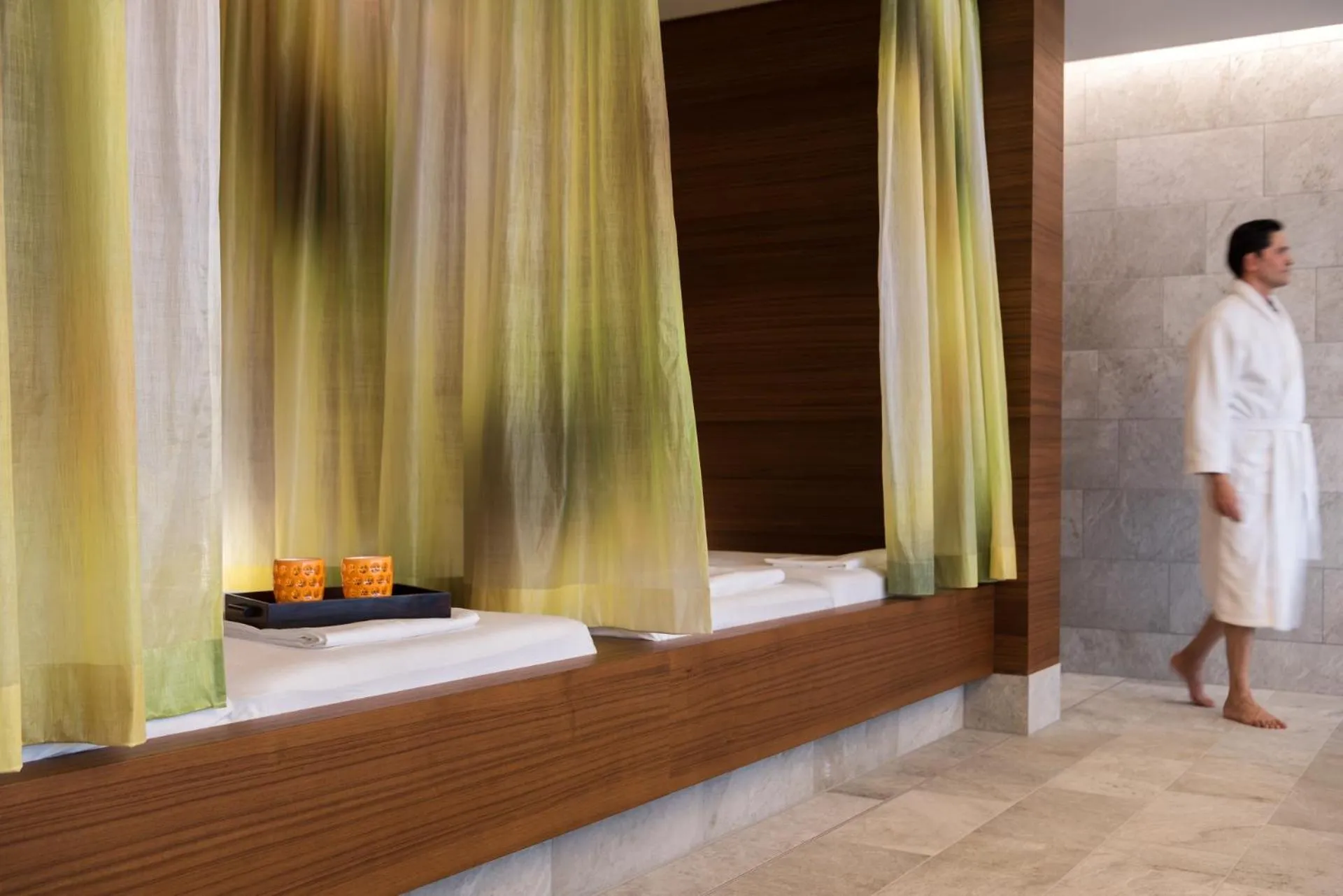 Swimming pool in Waldhotel by Bürgenstock