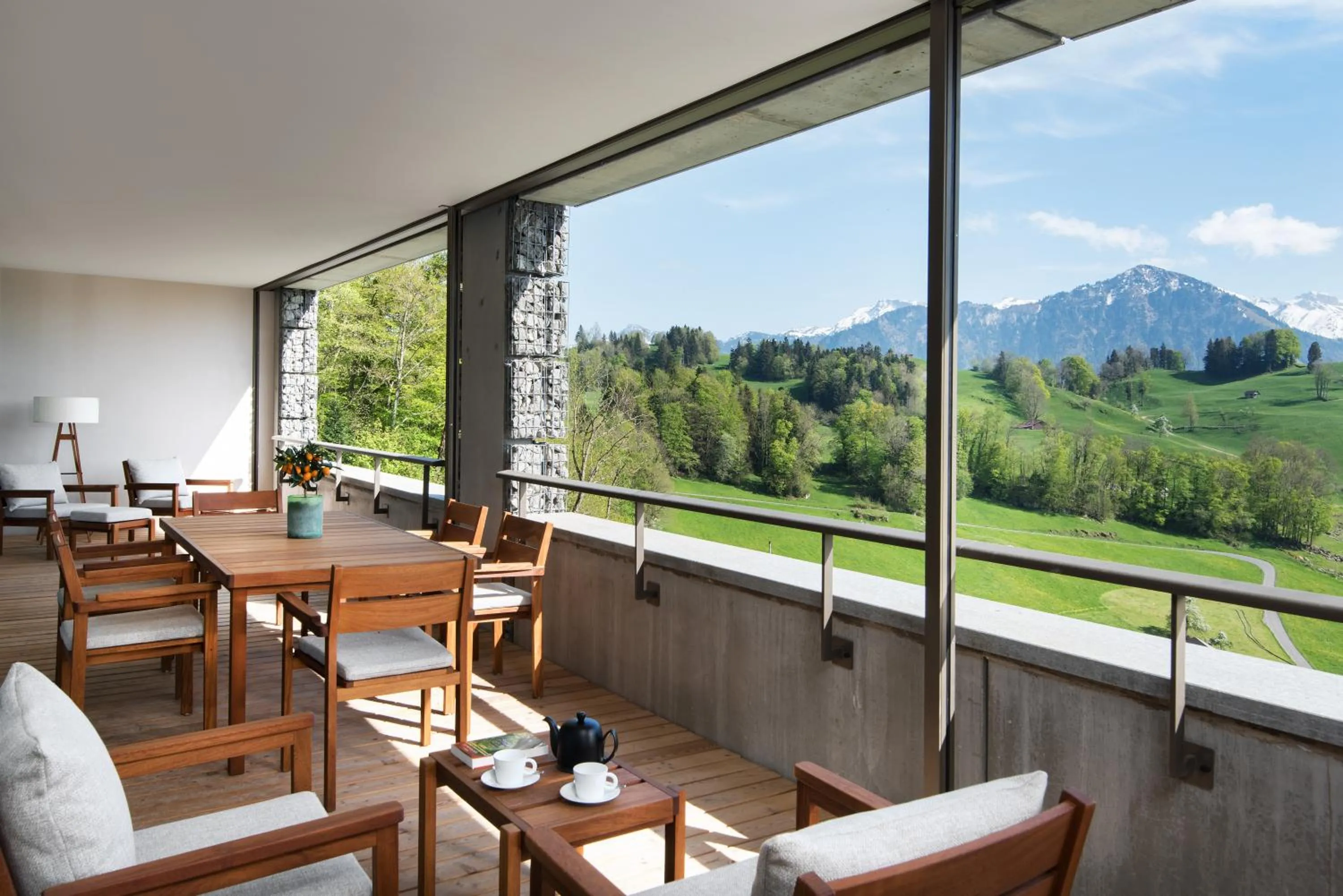 Balcony/Terrace in Waldhotel by Bürgenstock