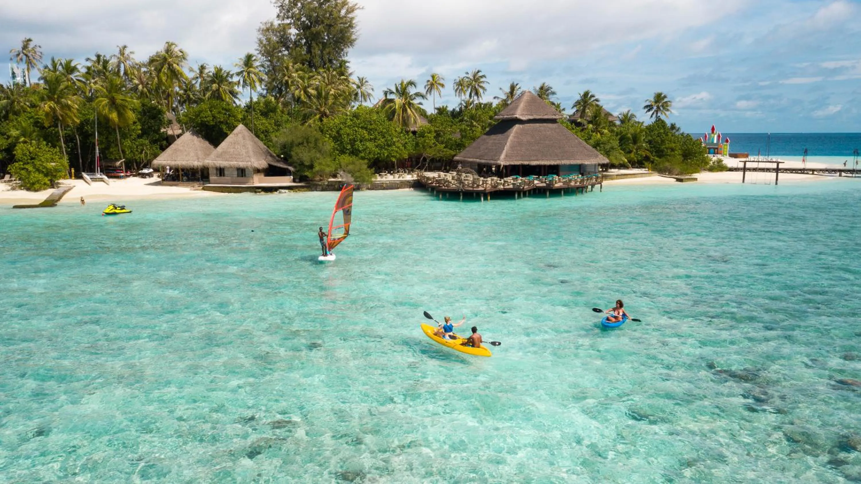 People in Adaaran Club Rannalhi - All Inclusive - 45 Minutes away from Male by Speedboat