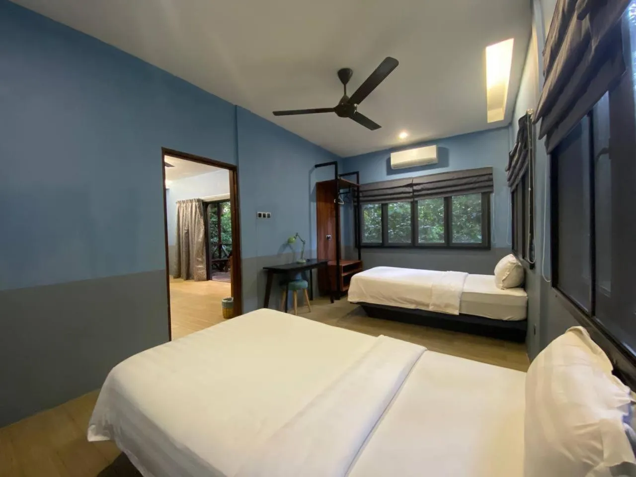 Bed in Permai Rainforest Resort