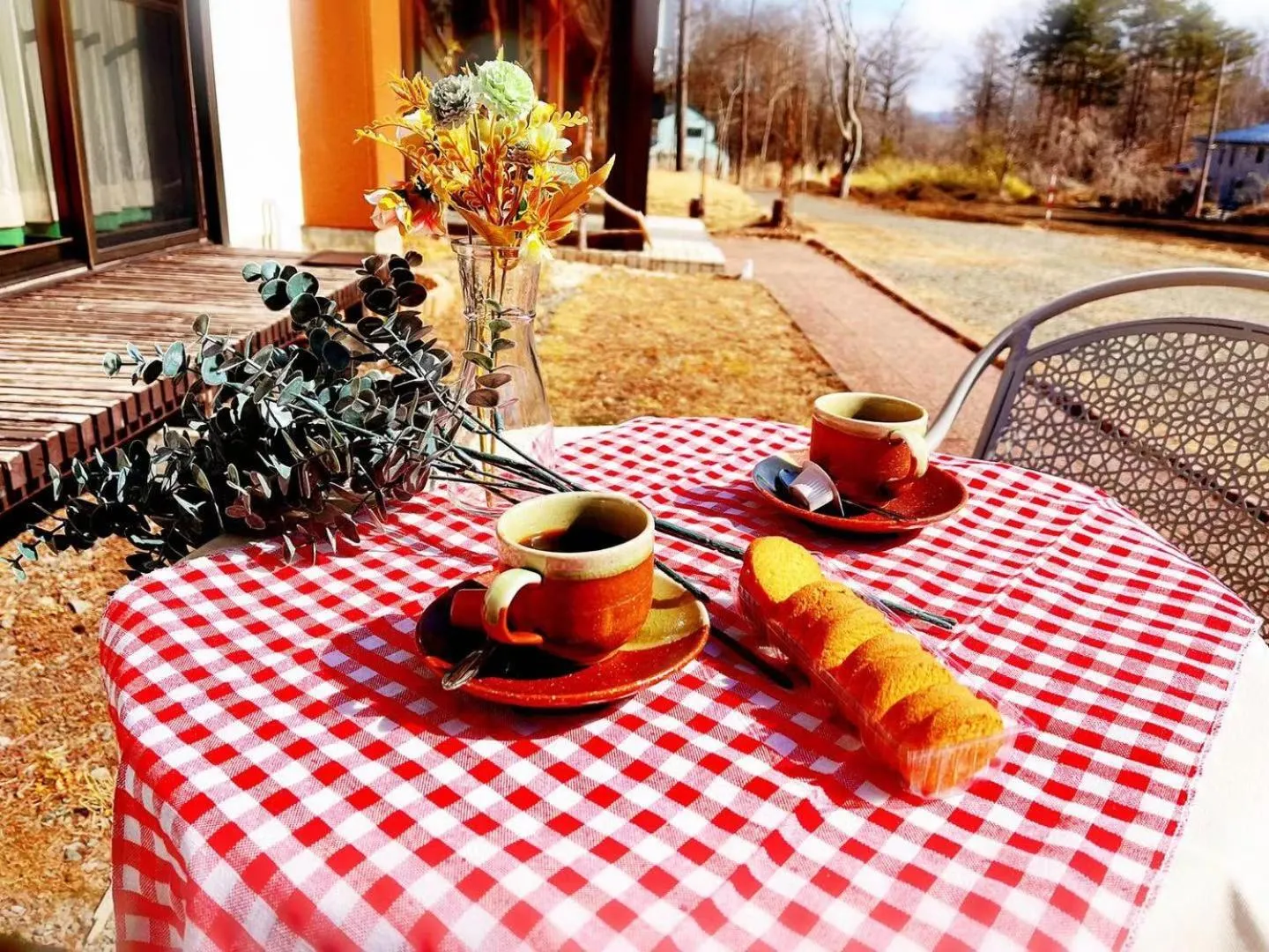 Breakfast in Yamanaka Lake Ryozan