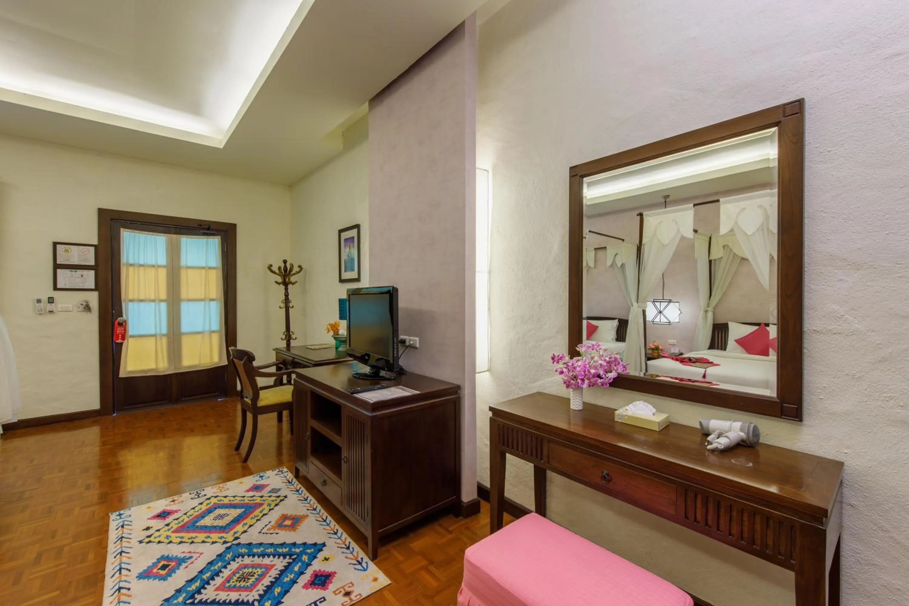 Bed in Vdara Pool Resort Spa Chiang Mai