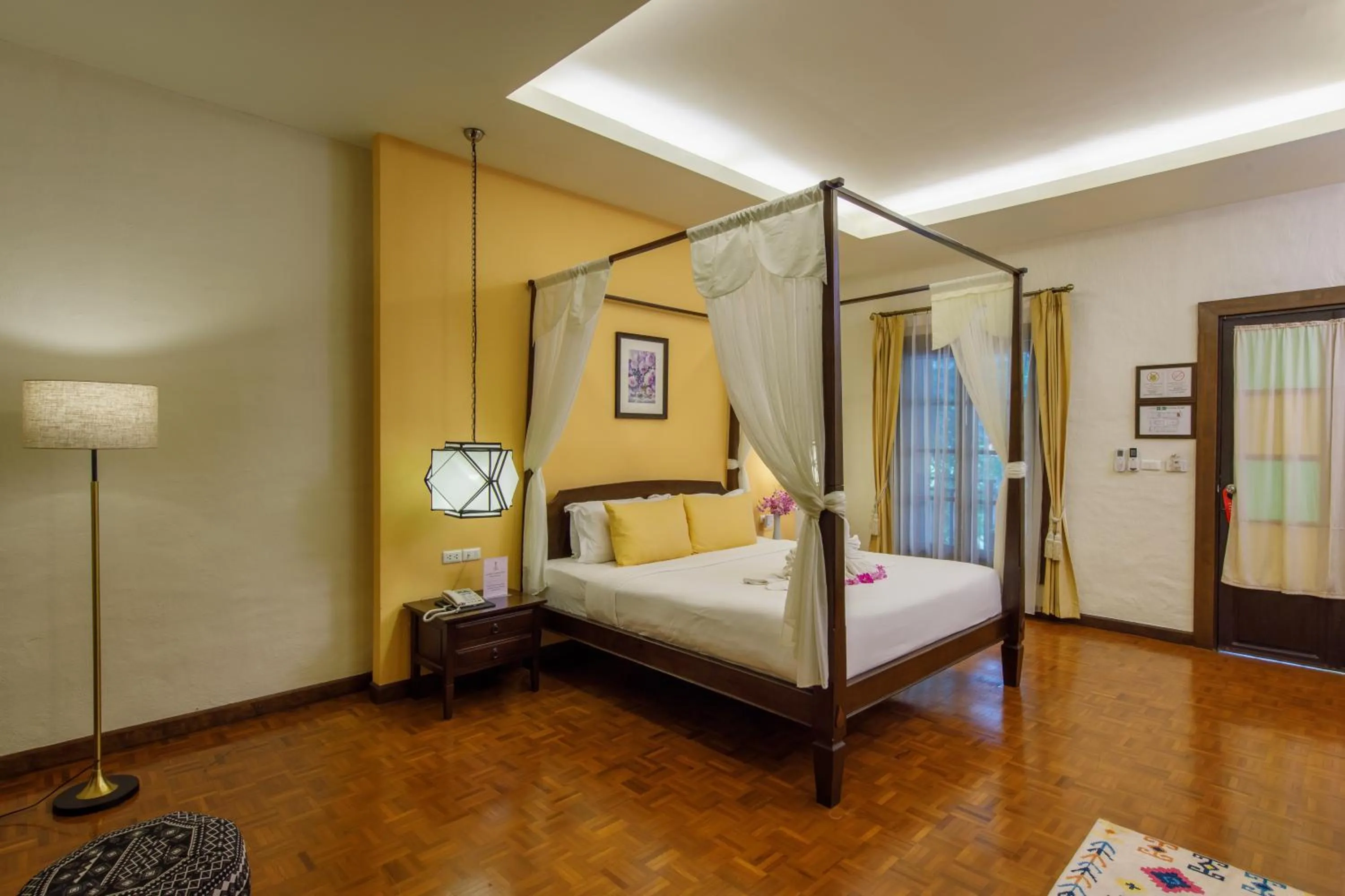 Bed in Vdara Pool Resort Spa Chiang Mai