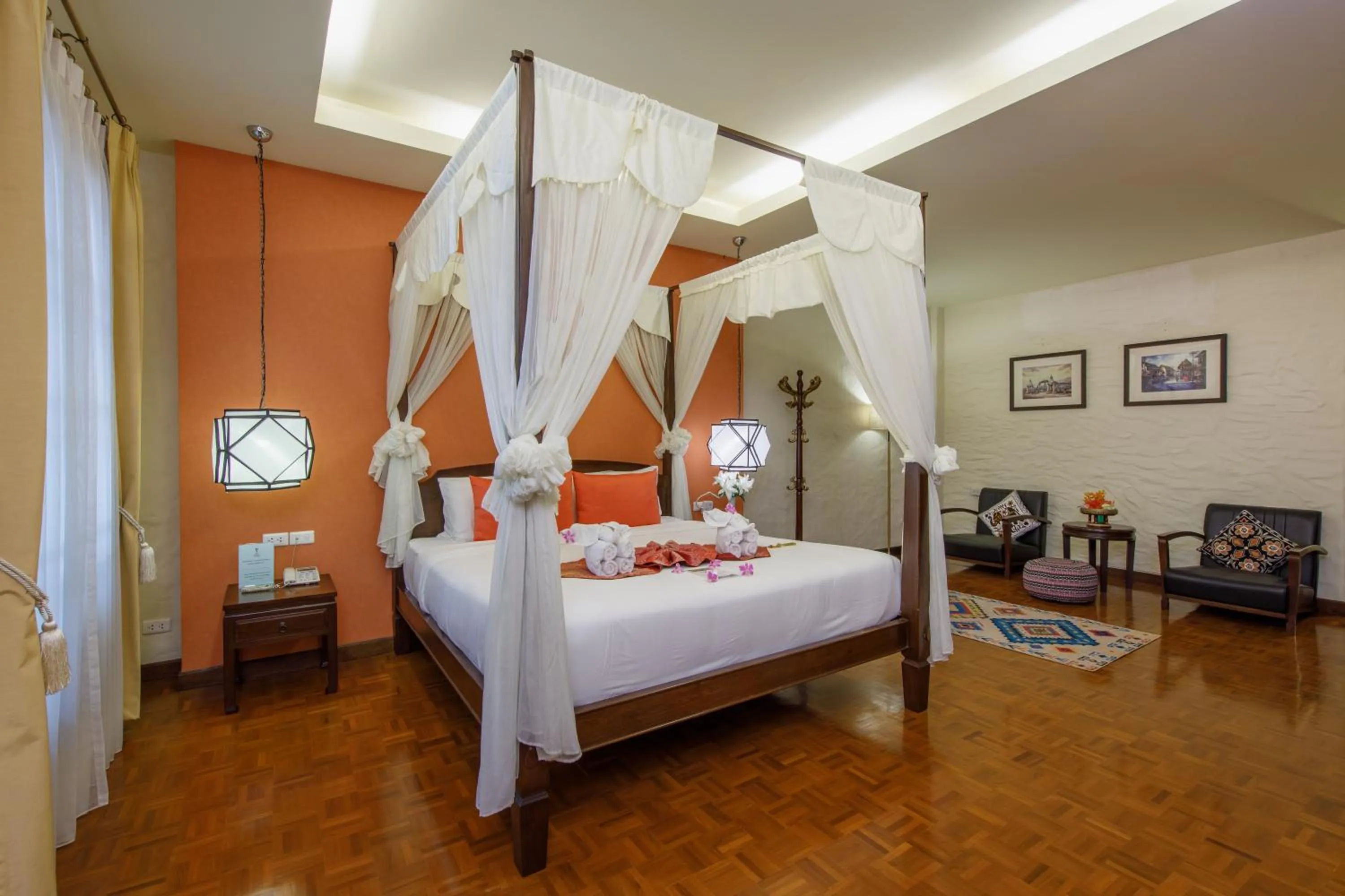 Bed in Vdara Pool Resort Spa Chiang Mai