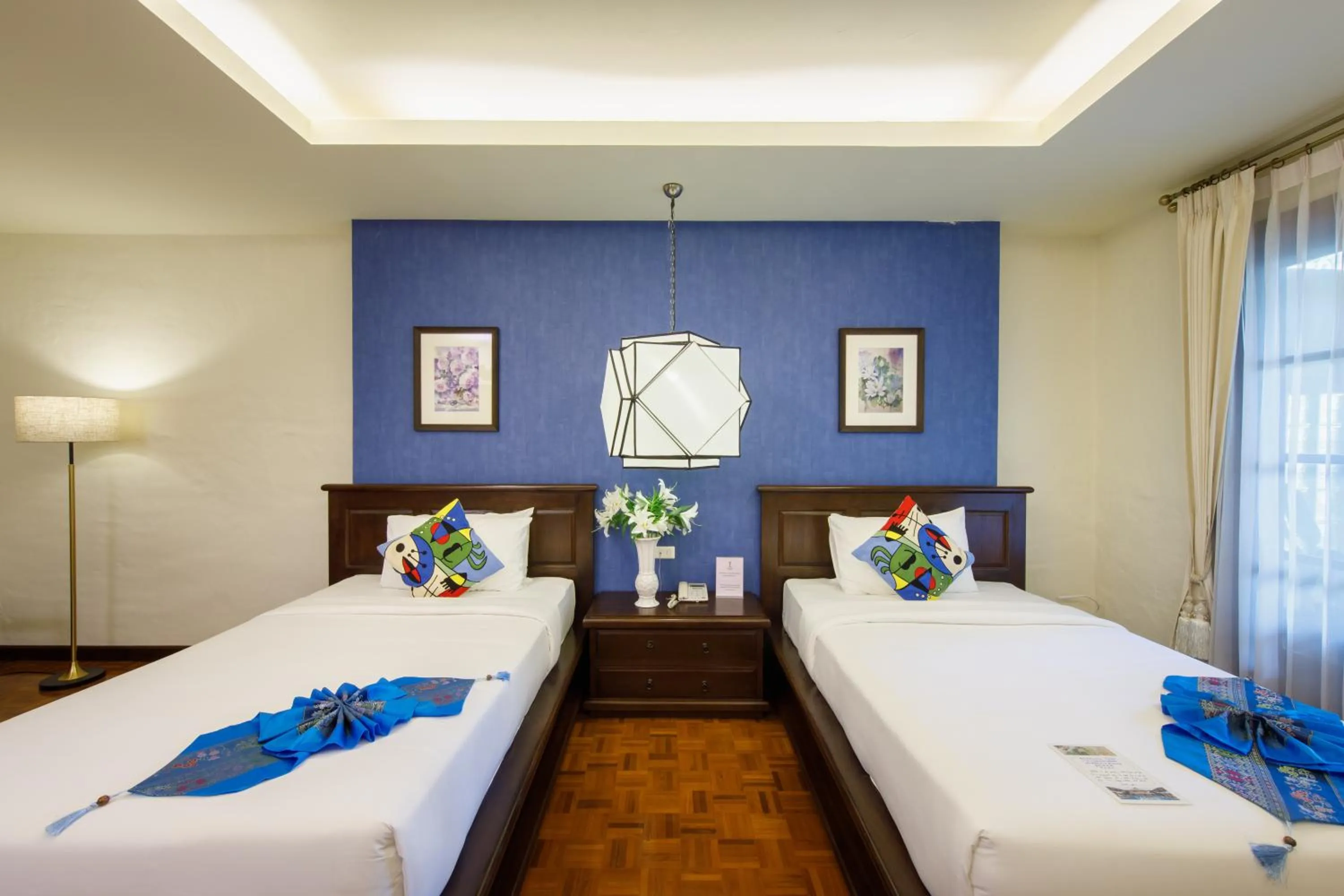 Bed in Vdara Pool Resort Spa Chiang Mai