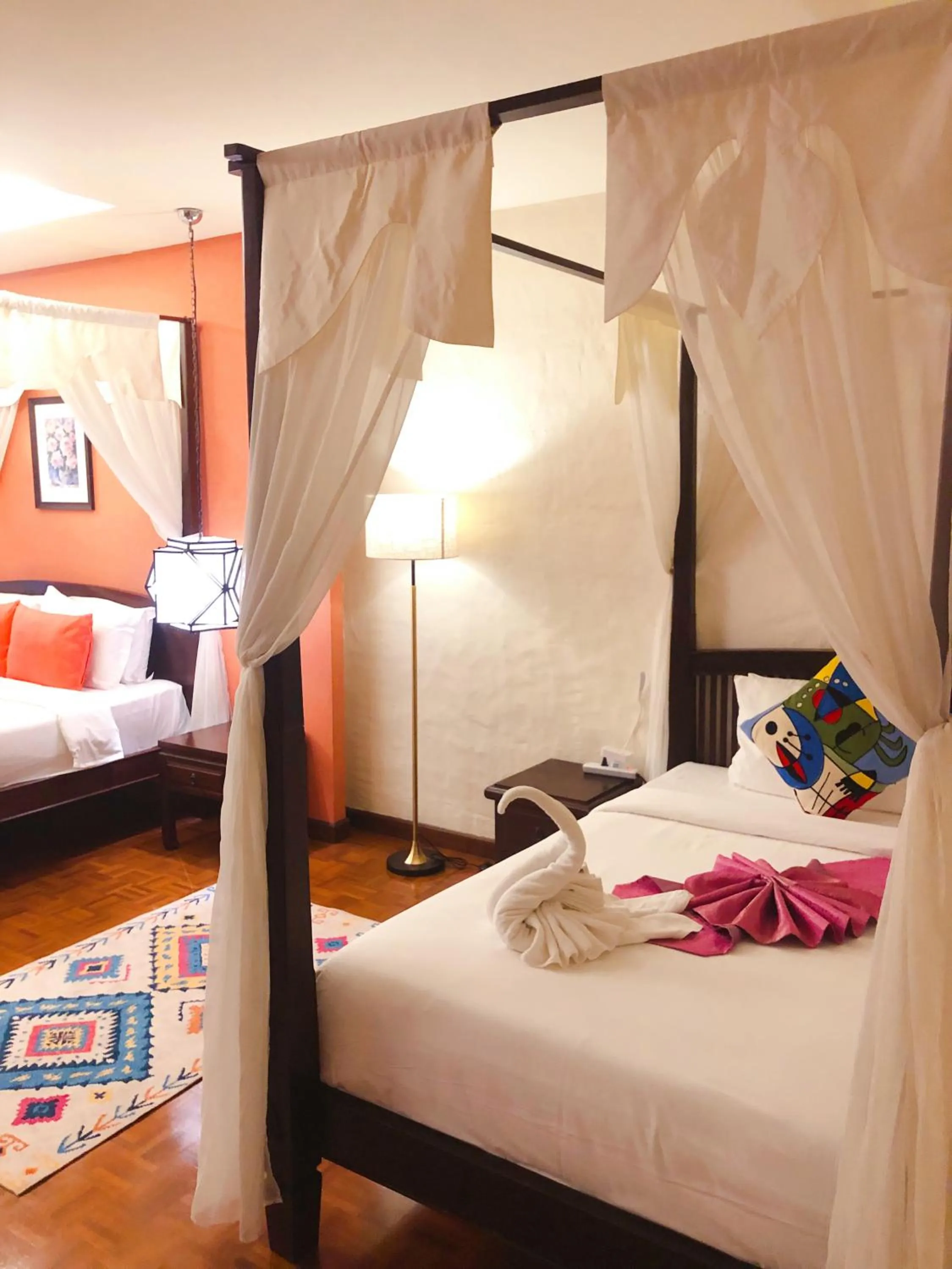 Bed in Vdara Pool Resort Spa Chiang Mai