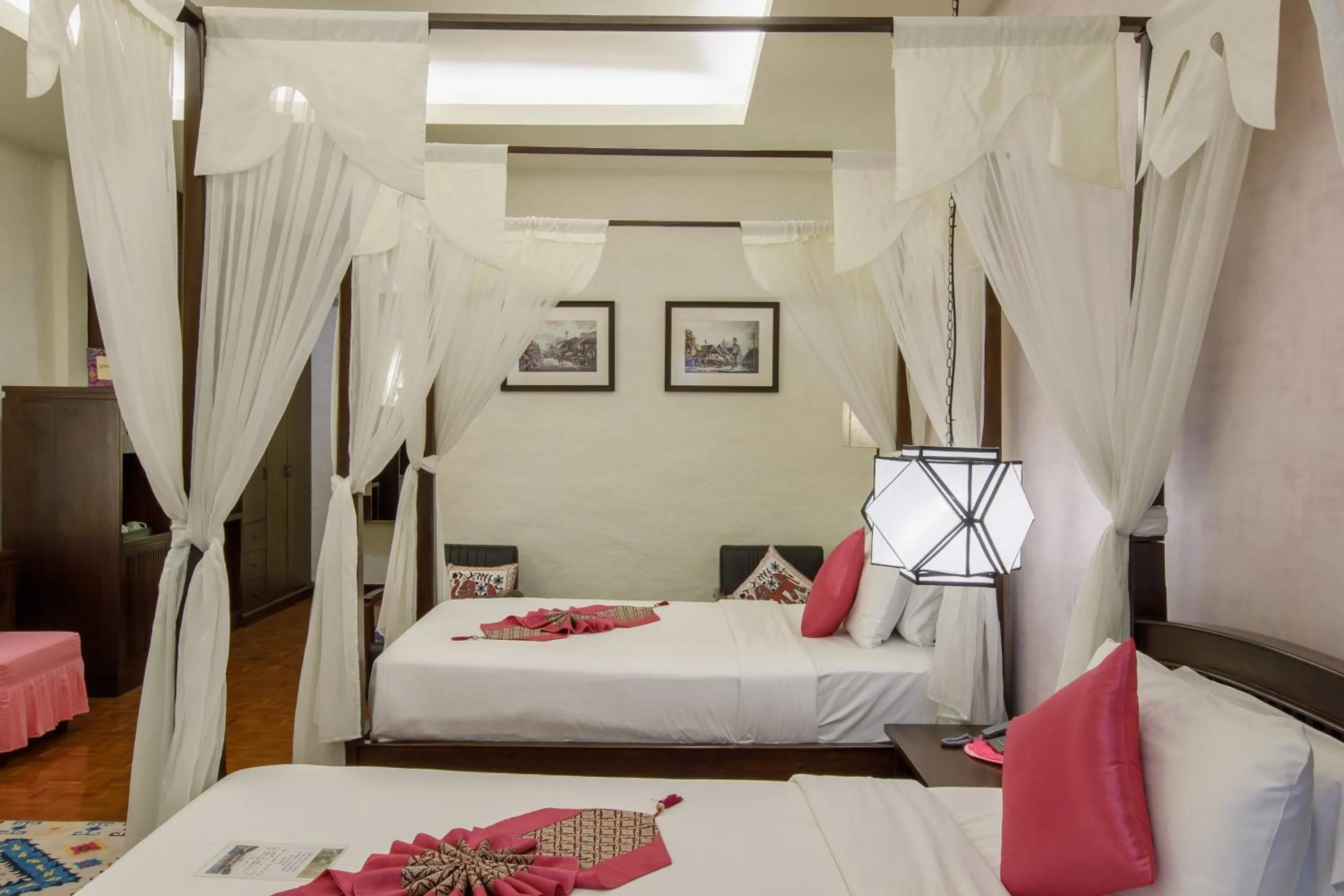 Bed in Vdara Pool Resort Spa Chiang Mai