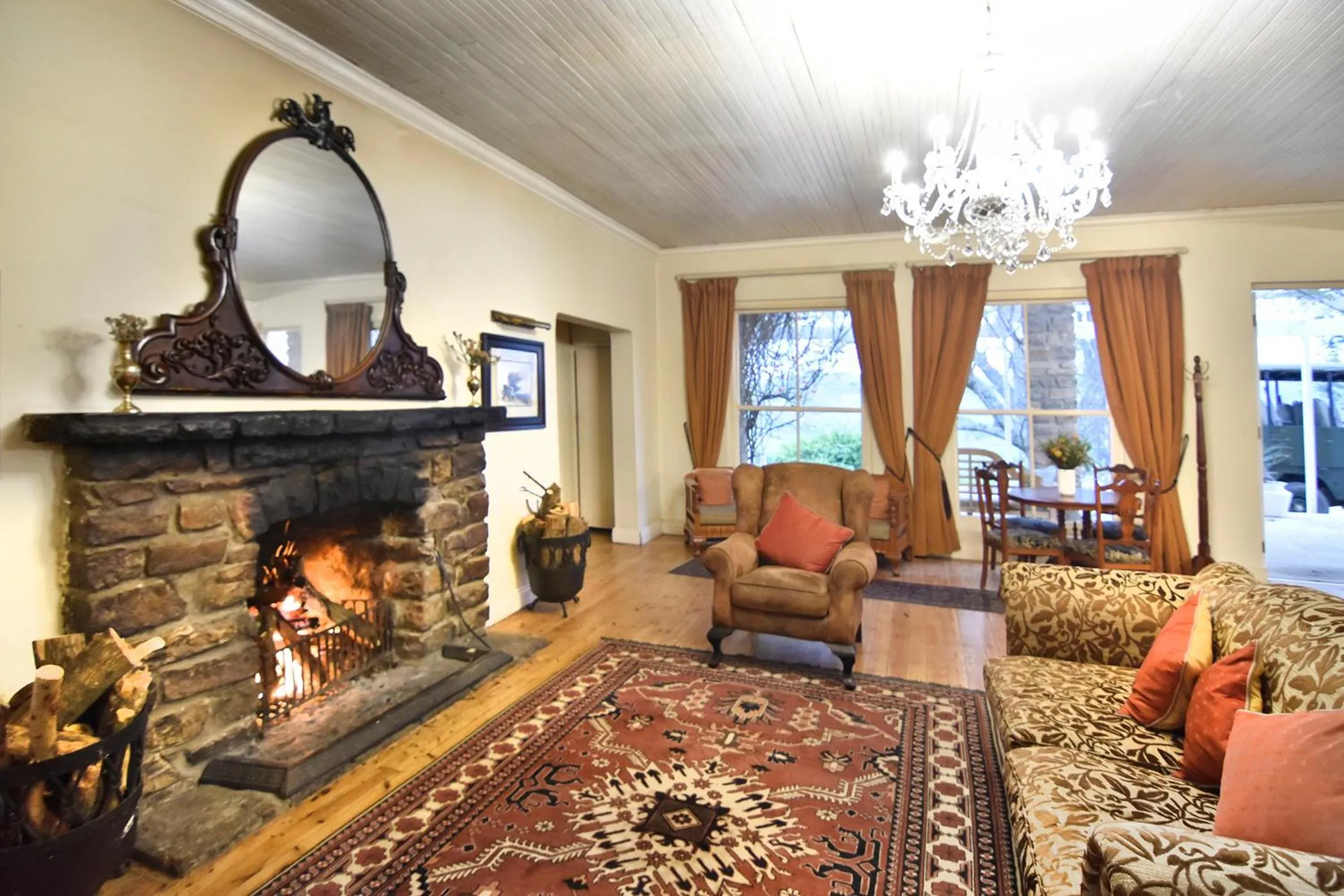 Living room in Zuurberg Mountain Village