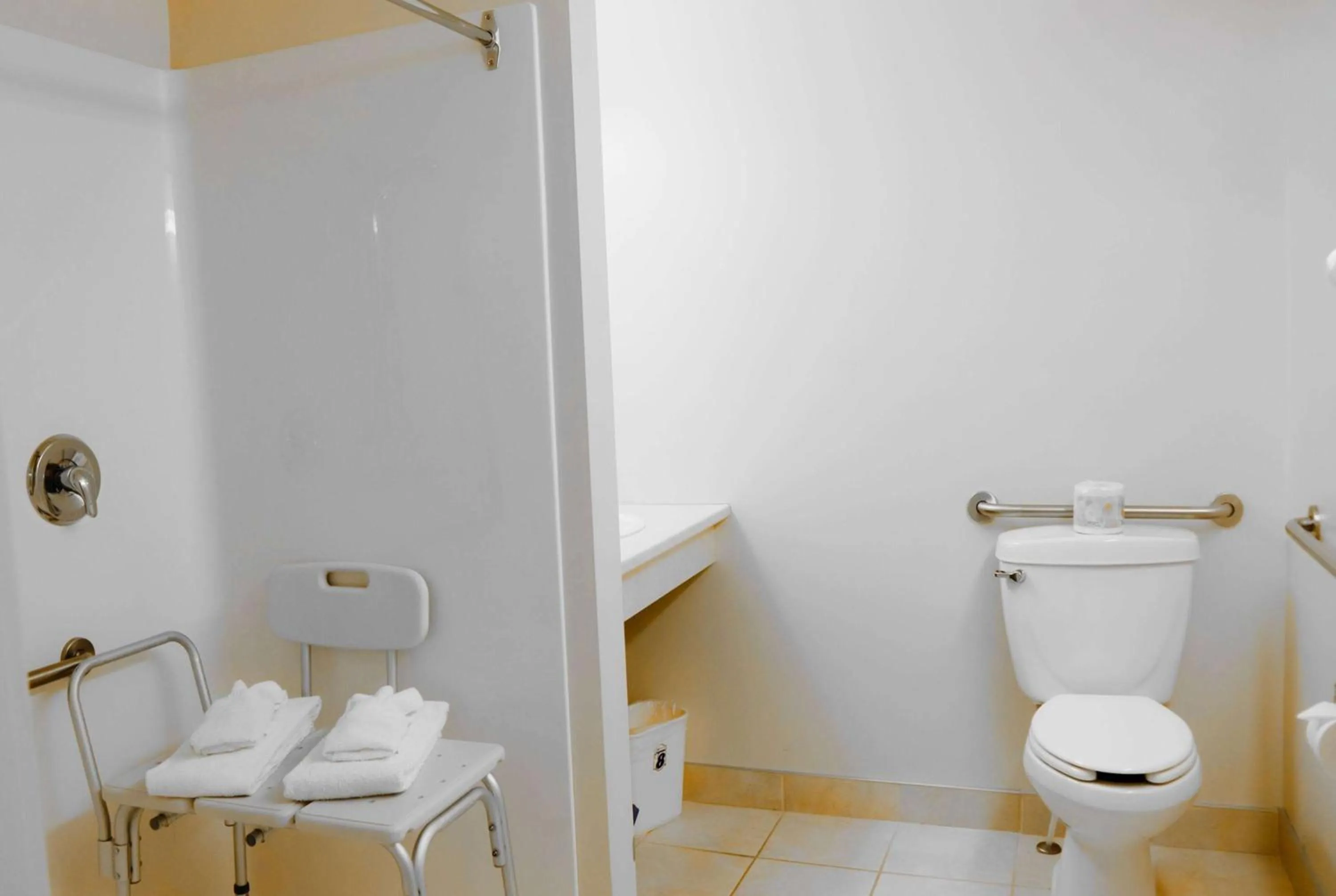 Bathroom in Super 8 by Wyndham Campbellton NB