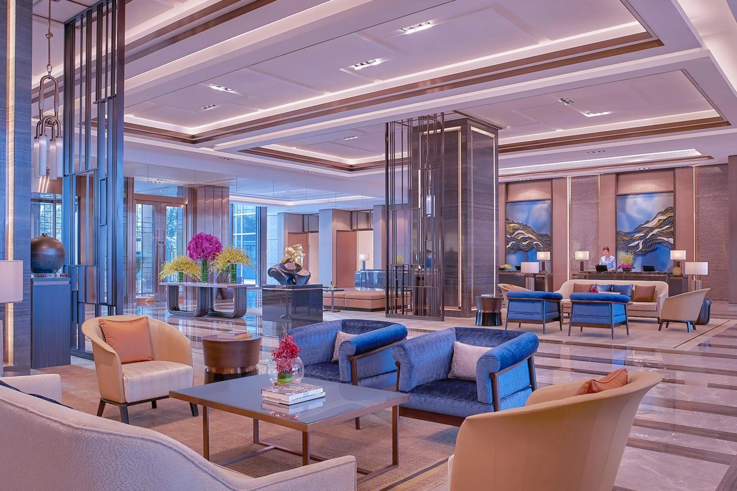 Lobby or reception in Shangri-La Xiamen