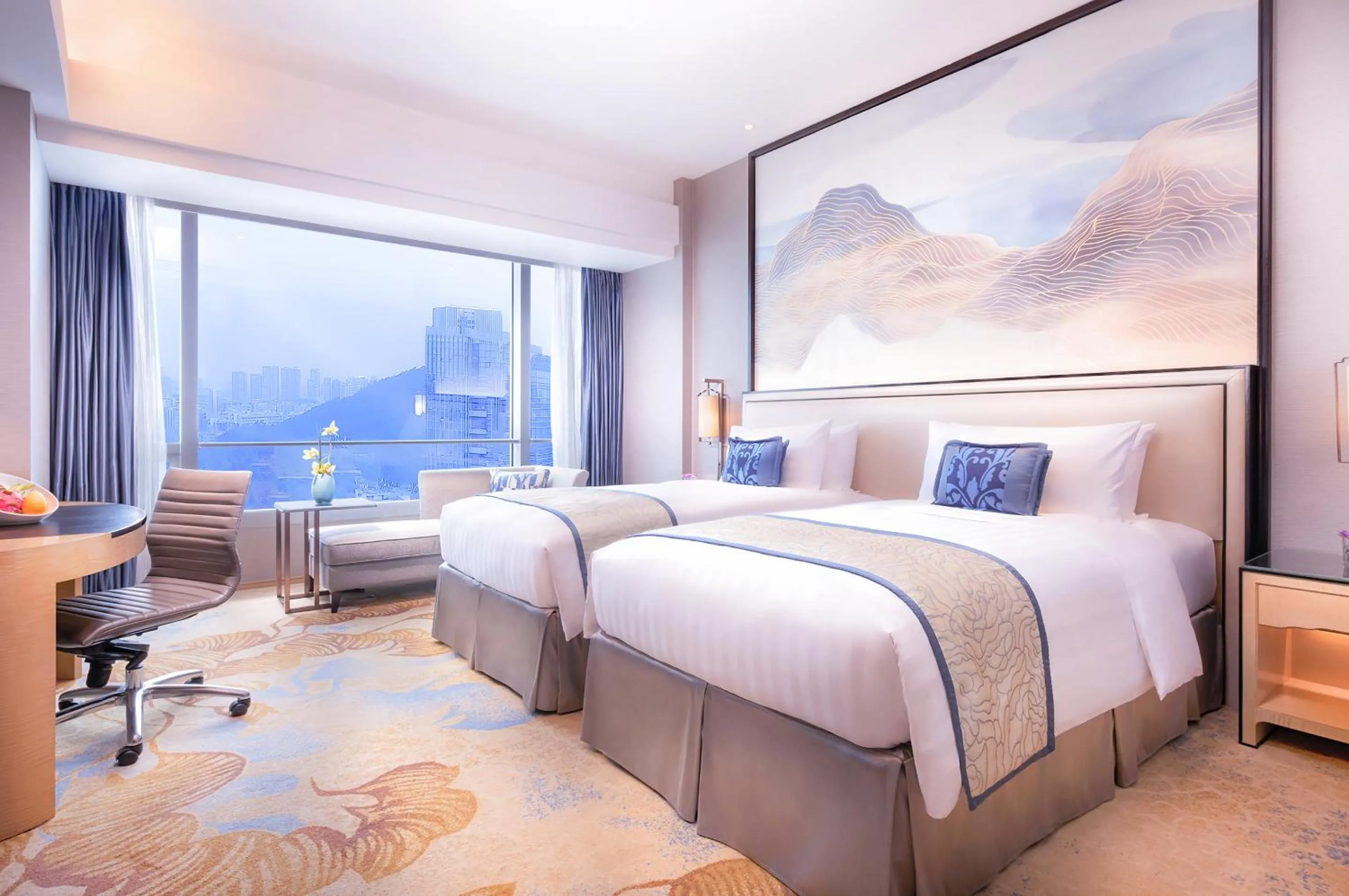 Bedroom, Bed in Shangri-La Xiamen