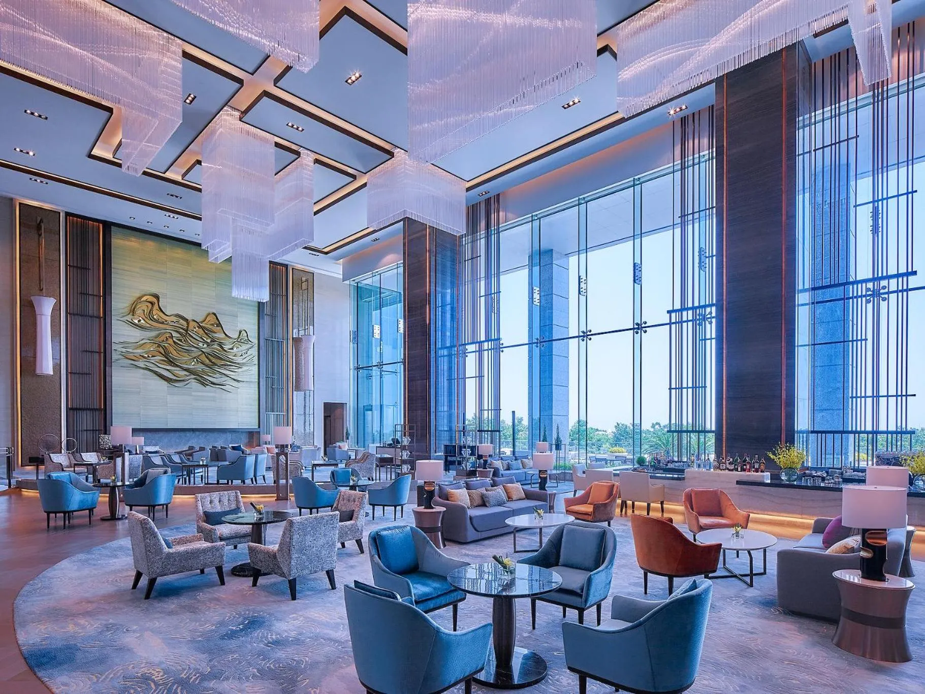 Lobby or reception in Shangri-La Xiamen