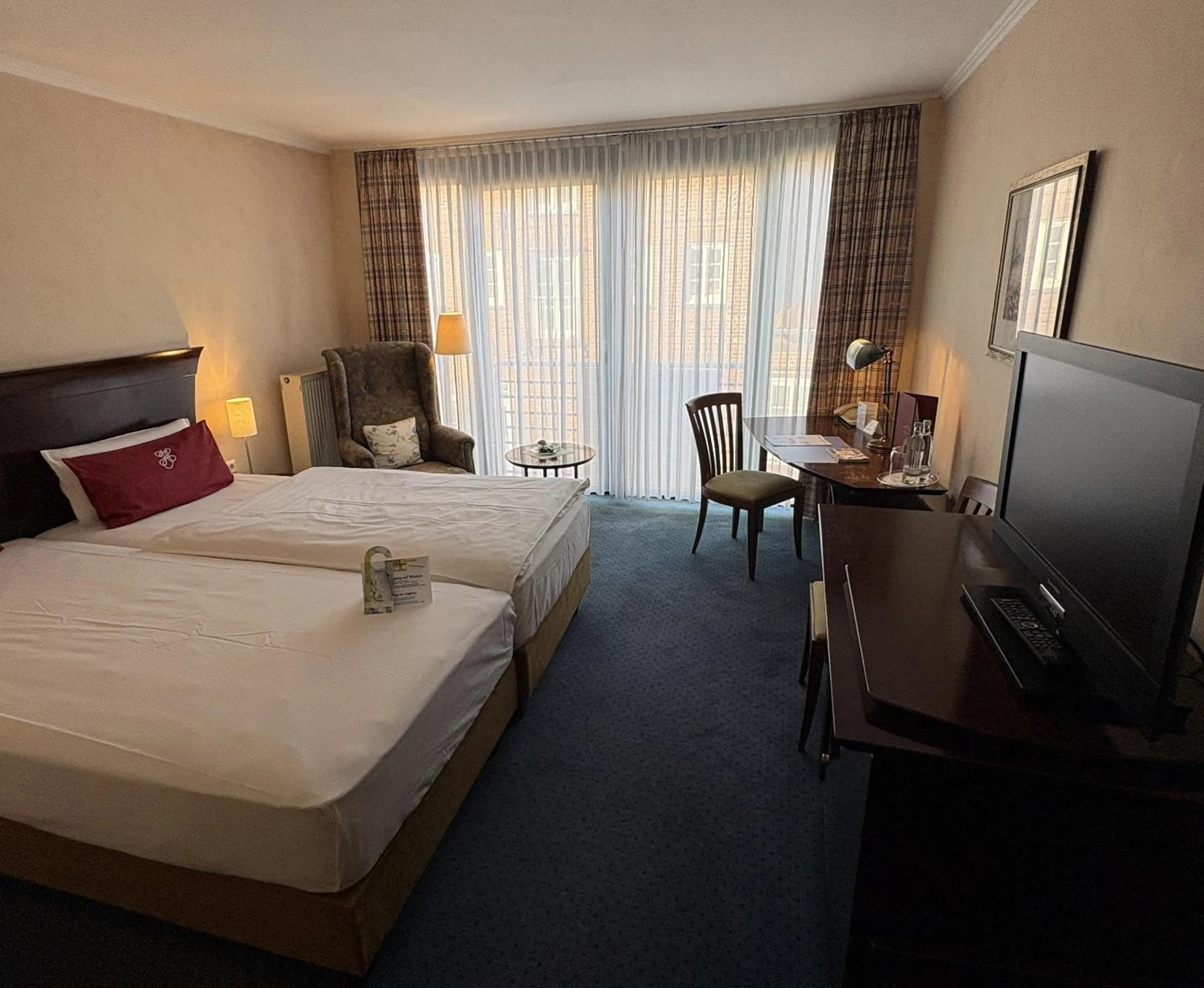 Photo of the whole room, Bed in Akzent Hotel Höltje