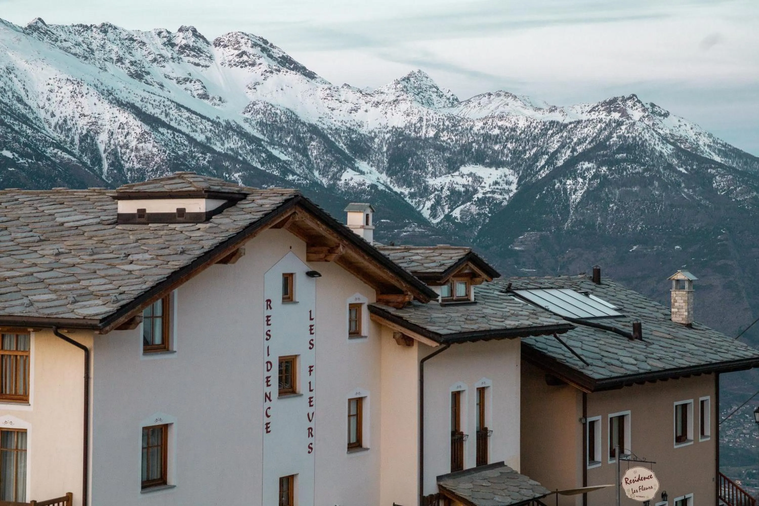 Mountain view in Residence Les Fleurs