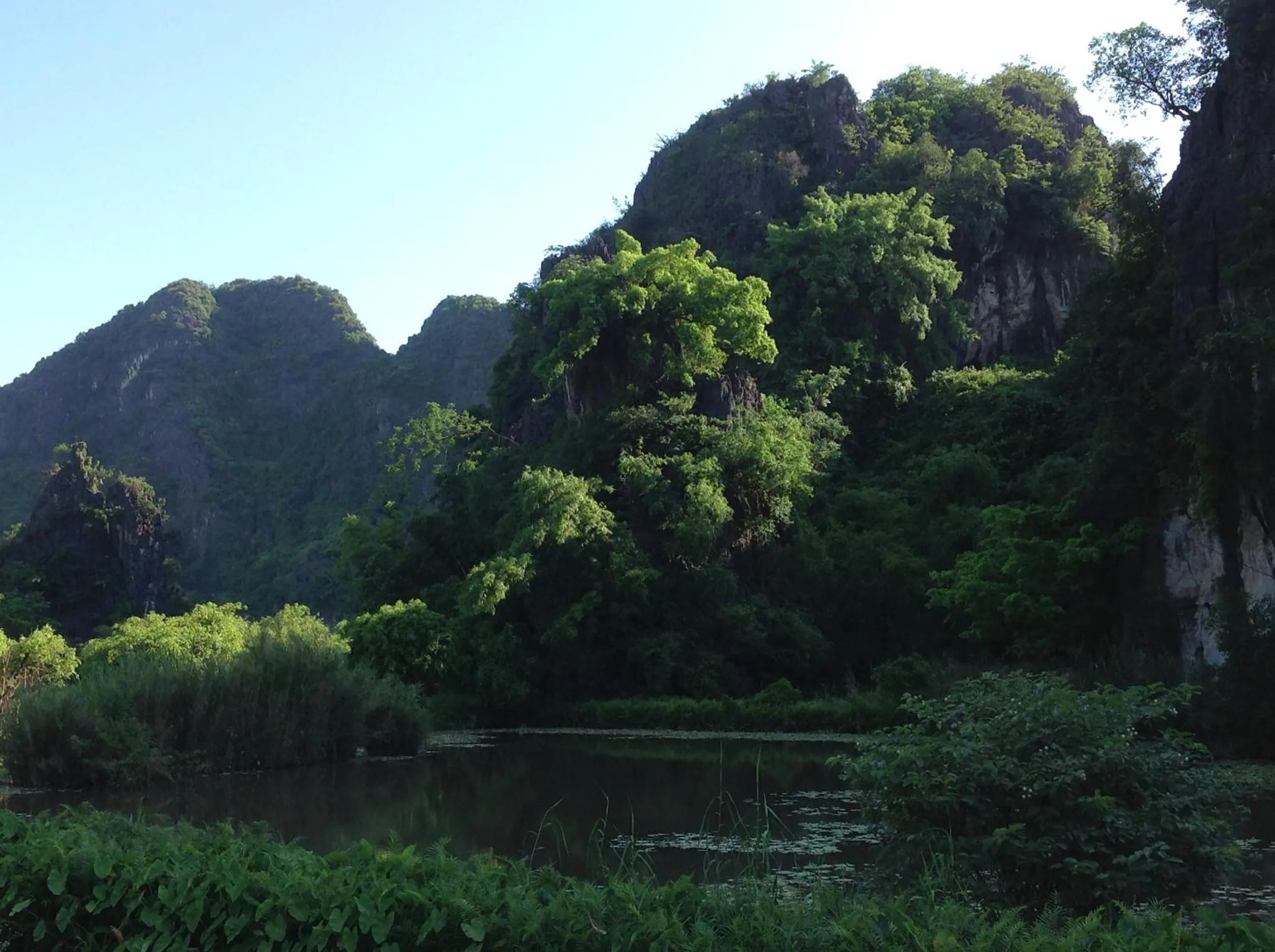 Natural landscape in Tam Coc Eco House