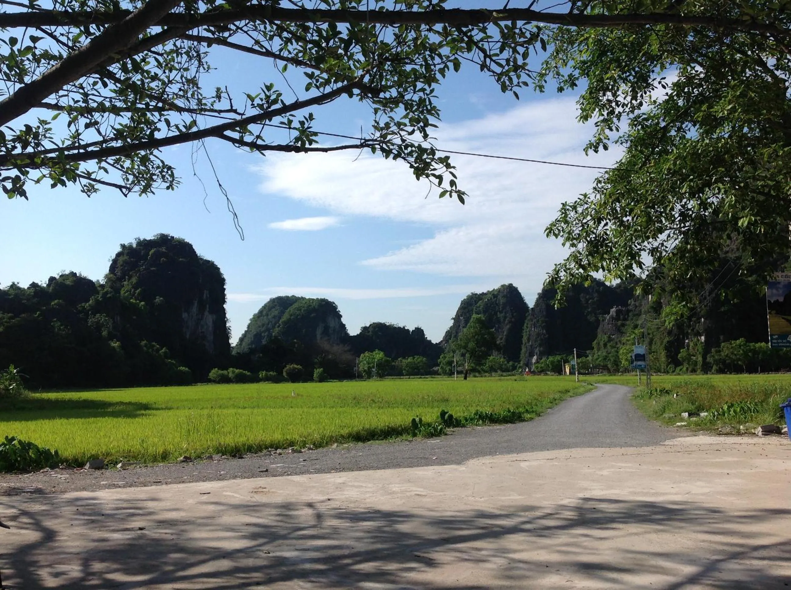 Natural landscape in Tam Coc Eco House