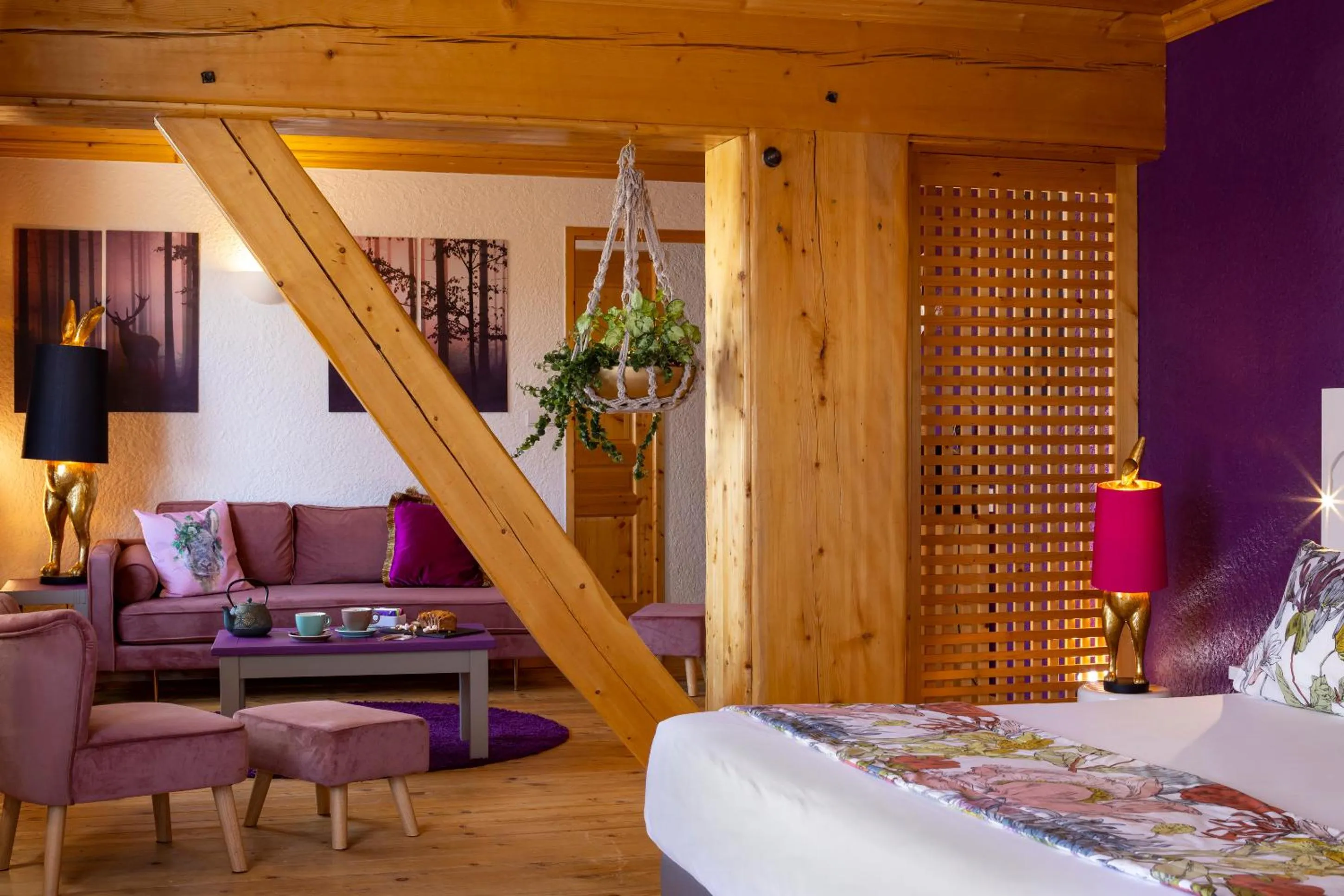 Photo of the whole room, Bed in Hôtel Courcheneige