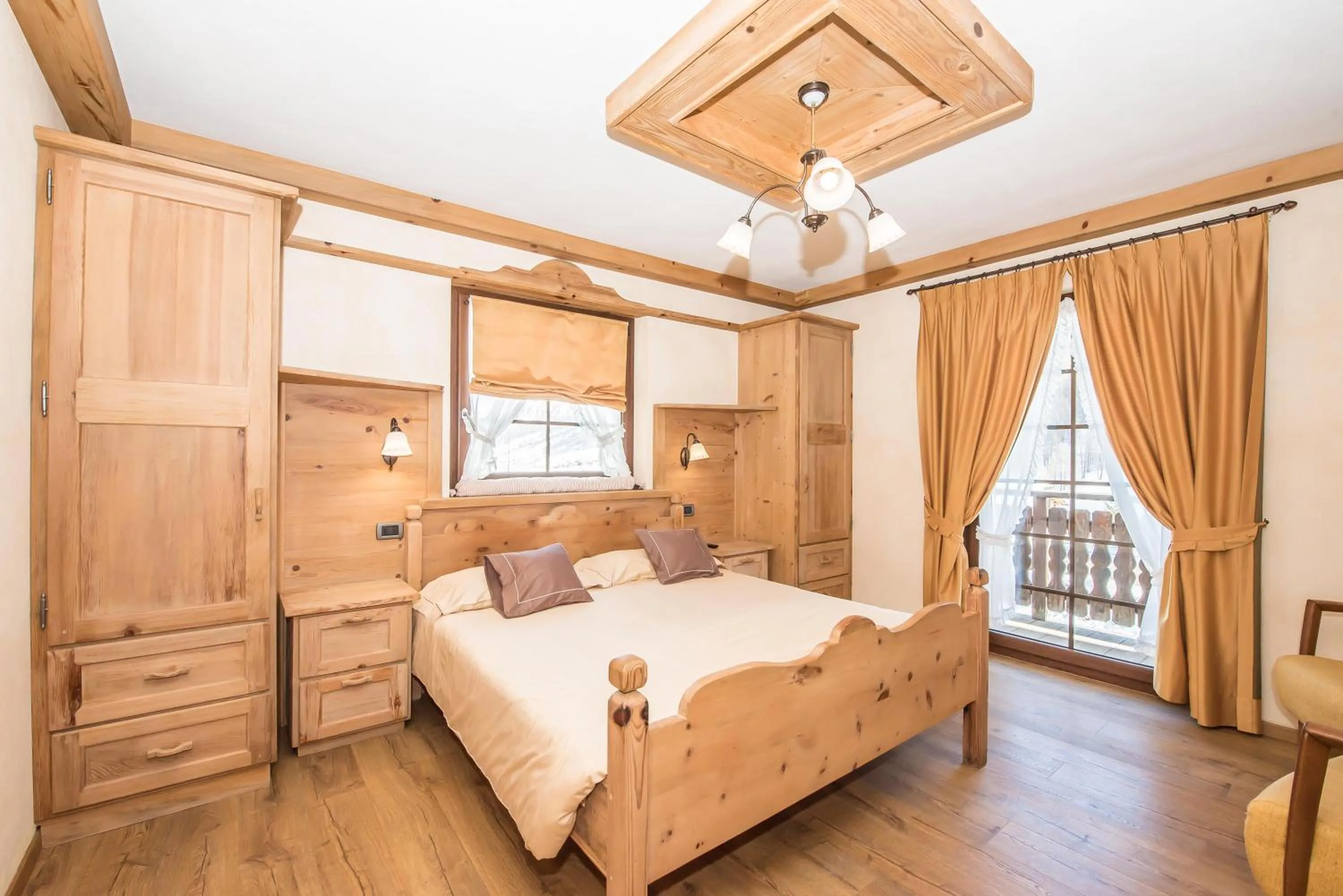 Bed in Hotel Capriolo