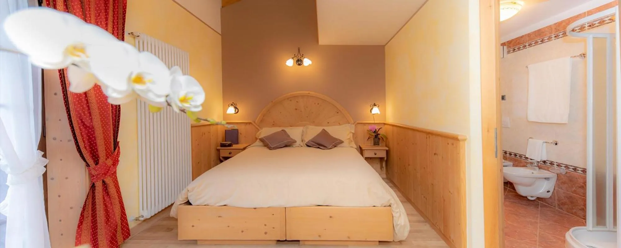 Bed in Hotel Capriolo