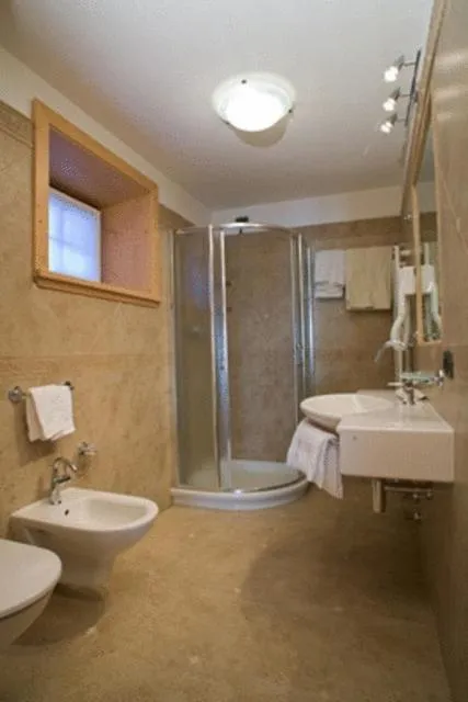 Shower in Hotel Capriolo