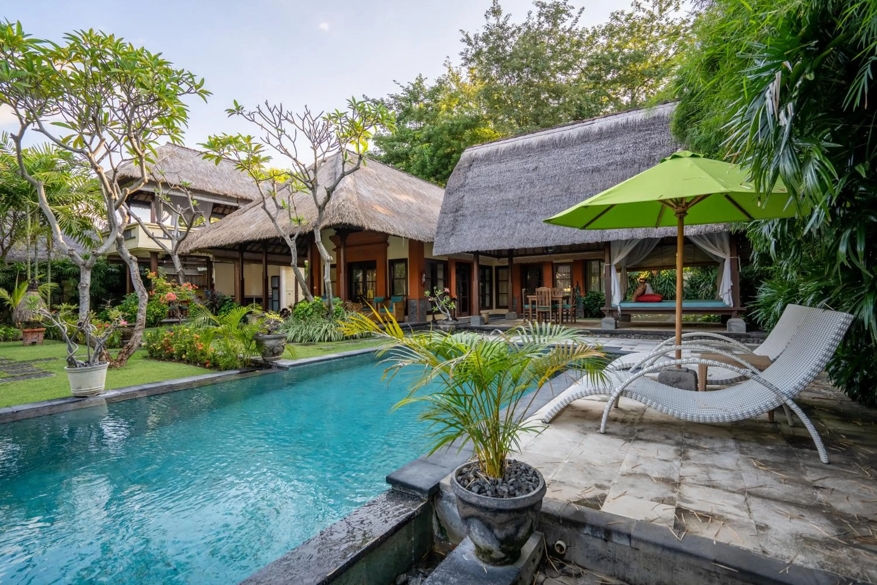 Garden view in Taman Sari Bali Resort and Spa