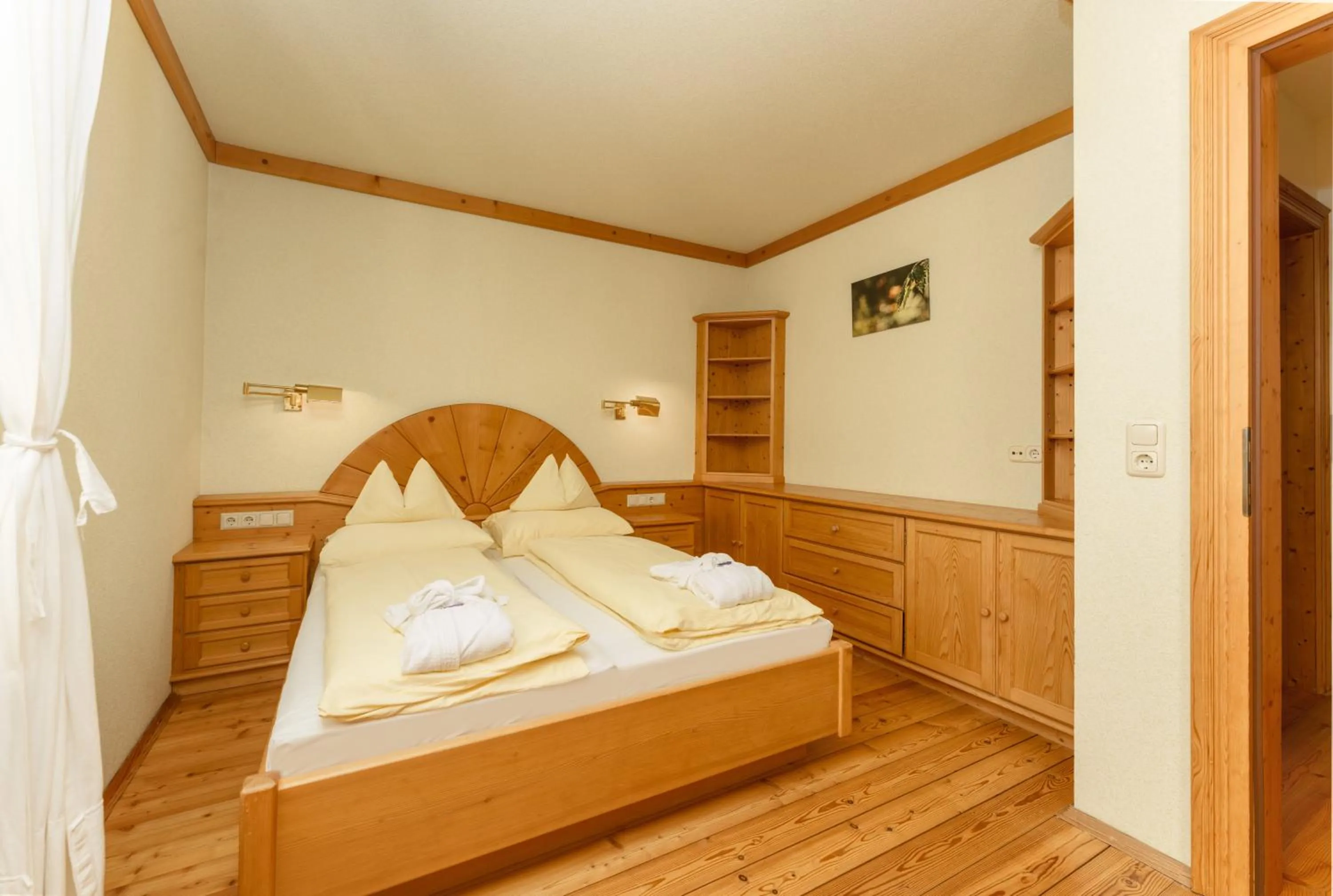 Bed in Hotel Ramsauhof Pool & Wellness Breakfast & Light Dinner Buffet