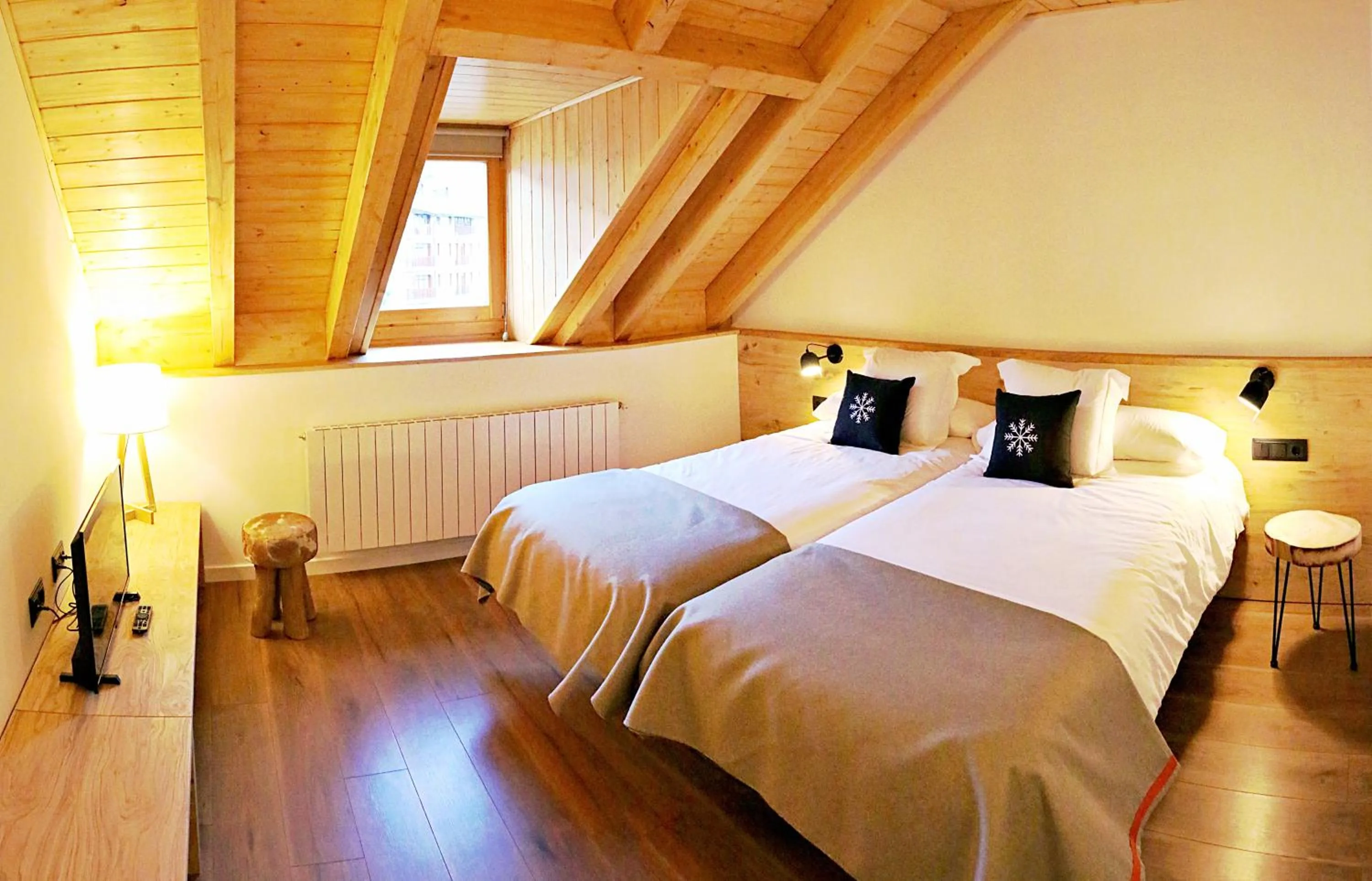 Bed in Hotel Lo Paller