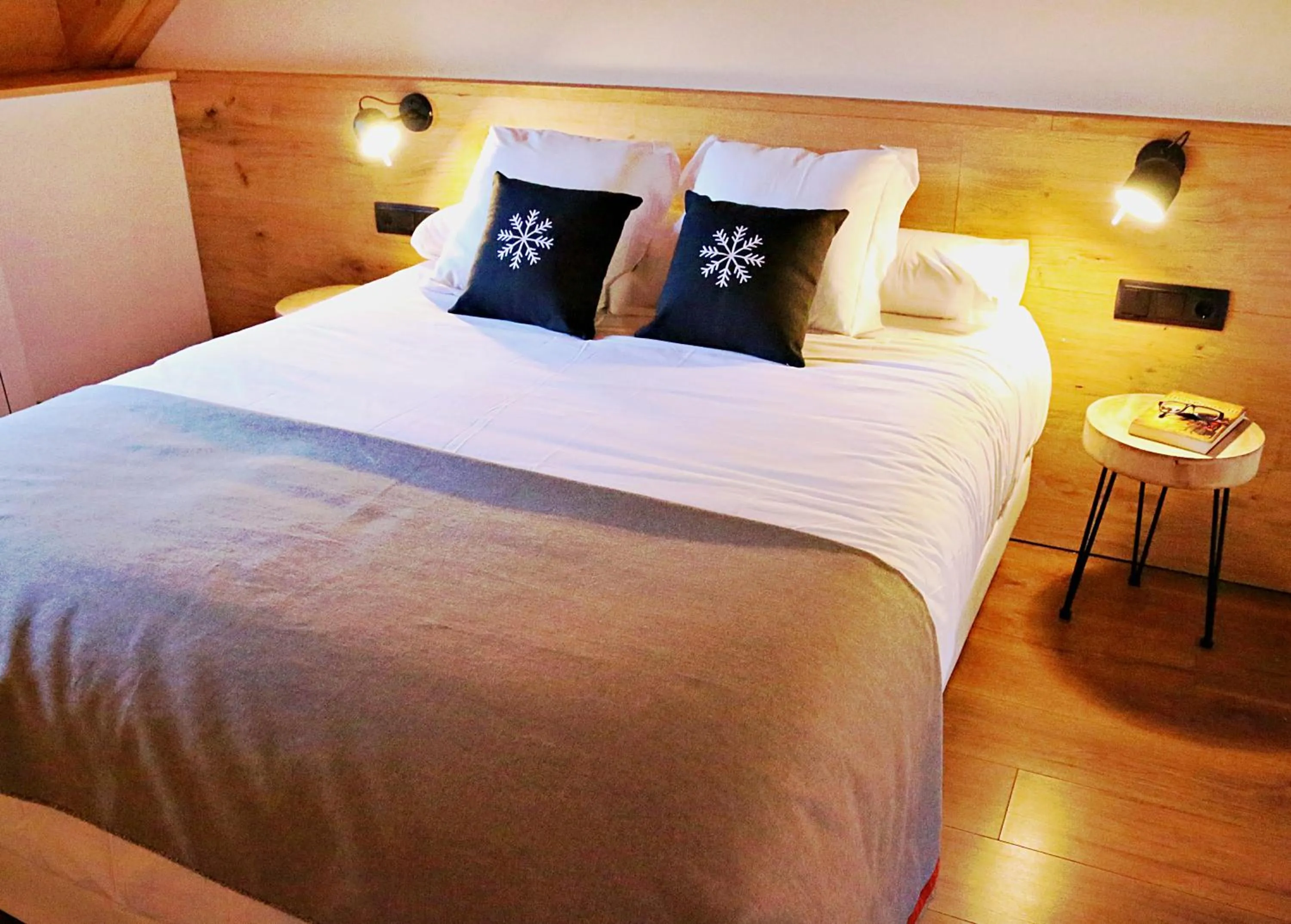 Bed in Hotel Lo Paller