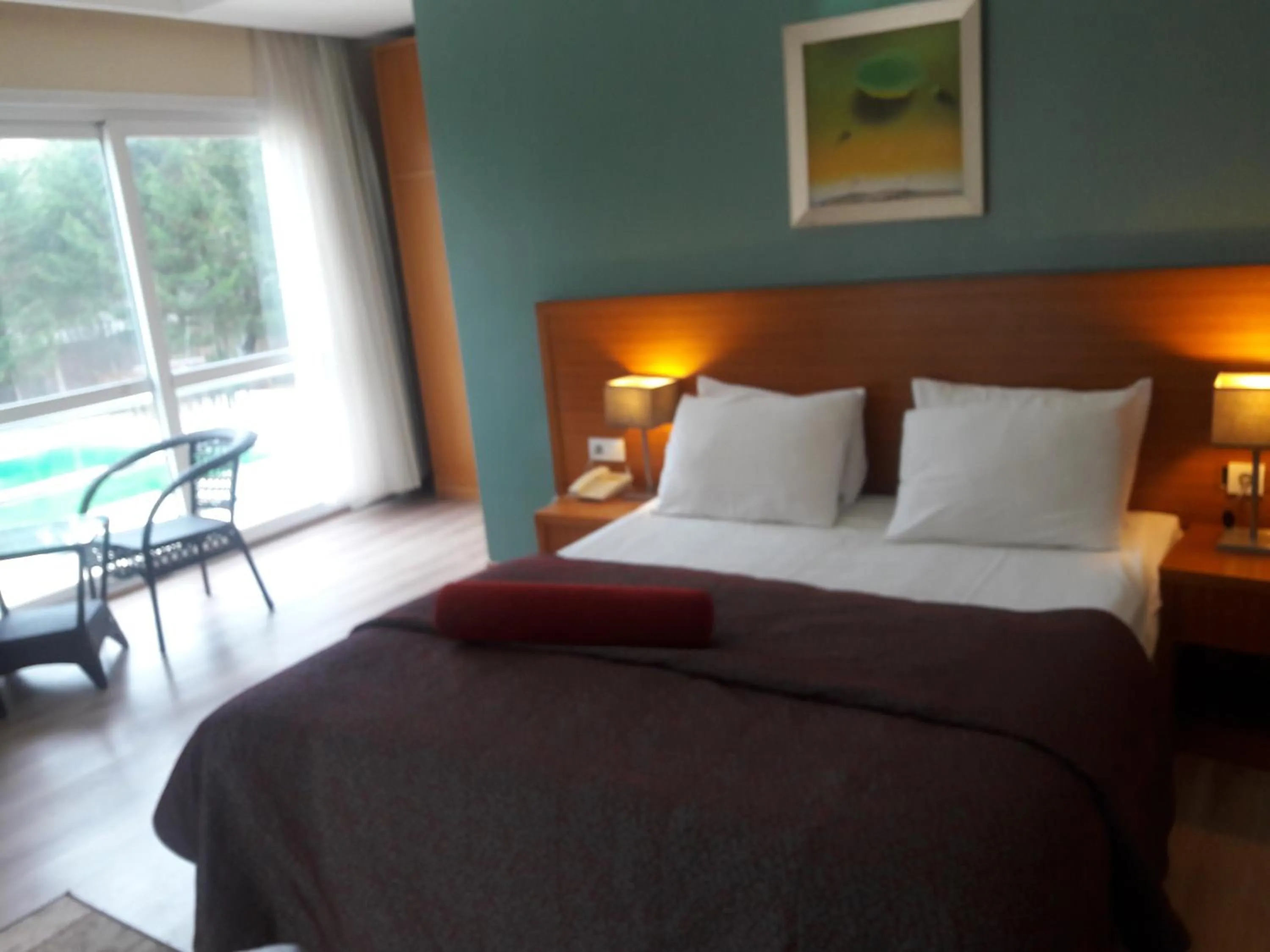 Bed in dragos island hotel