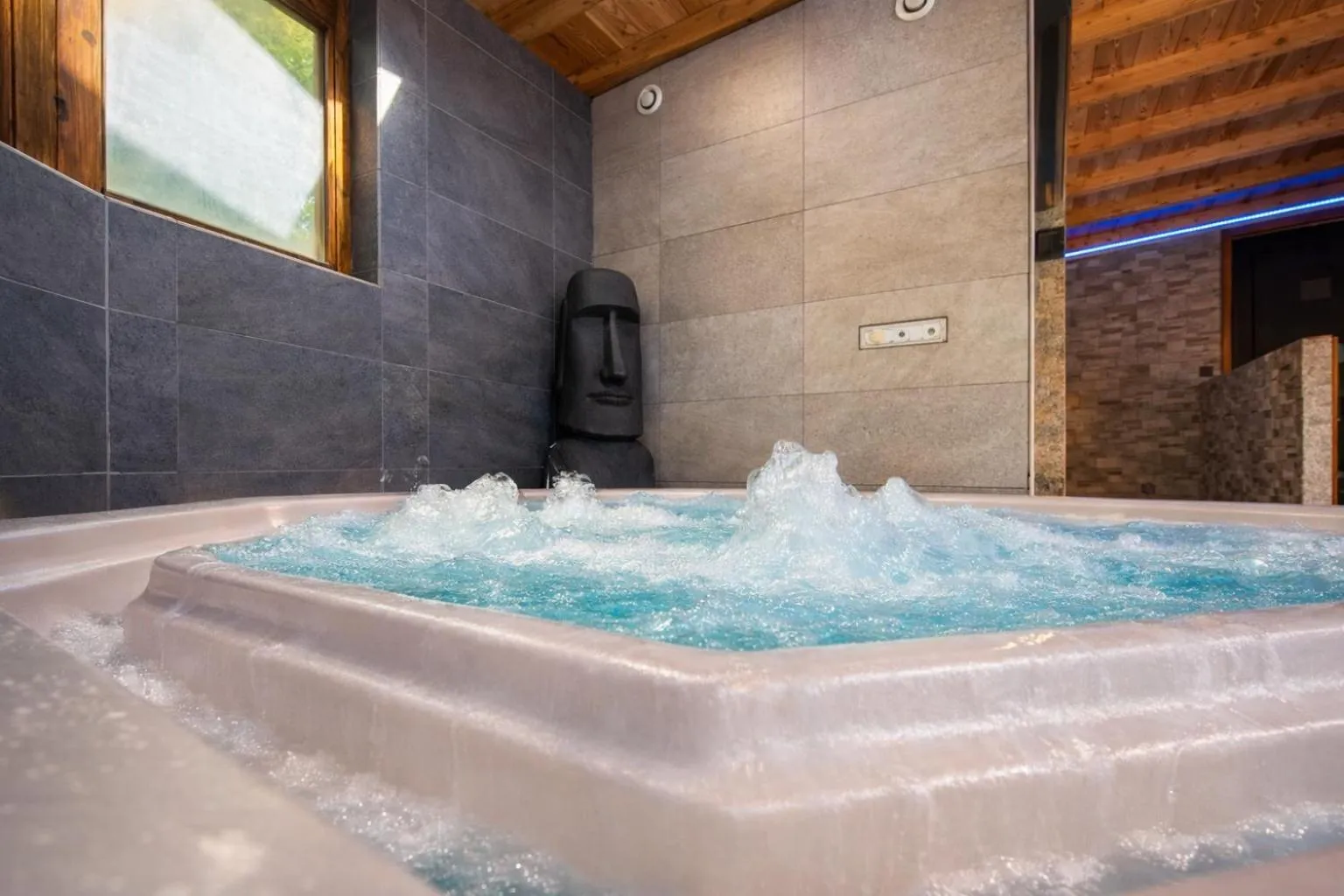 Spa and wellness centre/facilities in Logis Hotel Le Lac