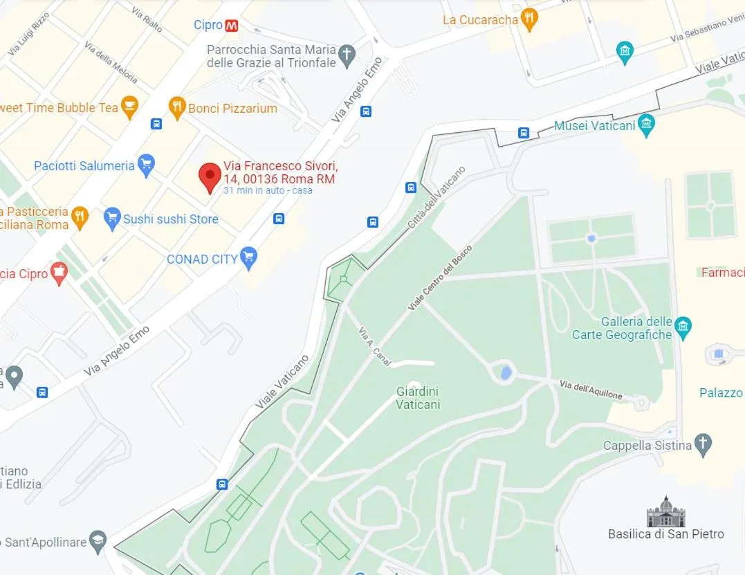 Bird's eye view in RomAmoR Suite