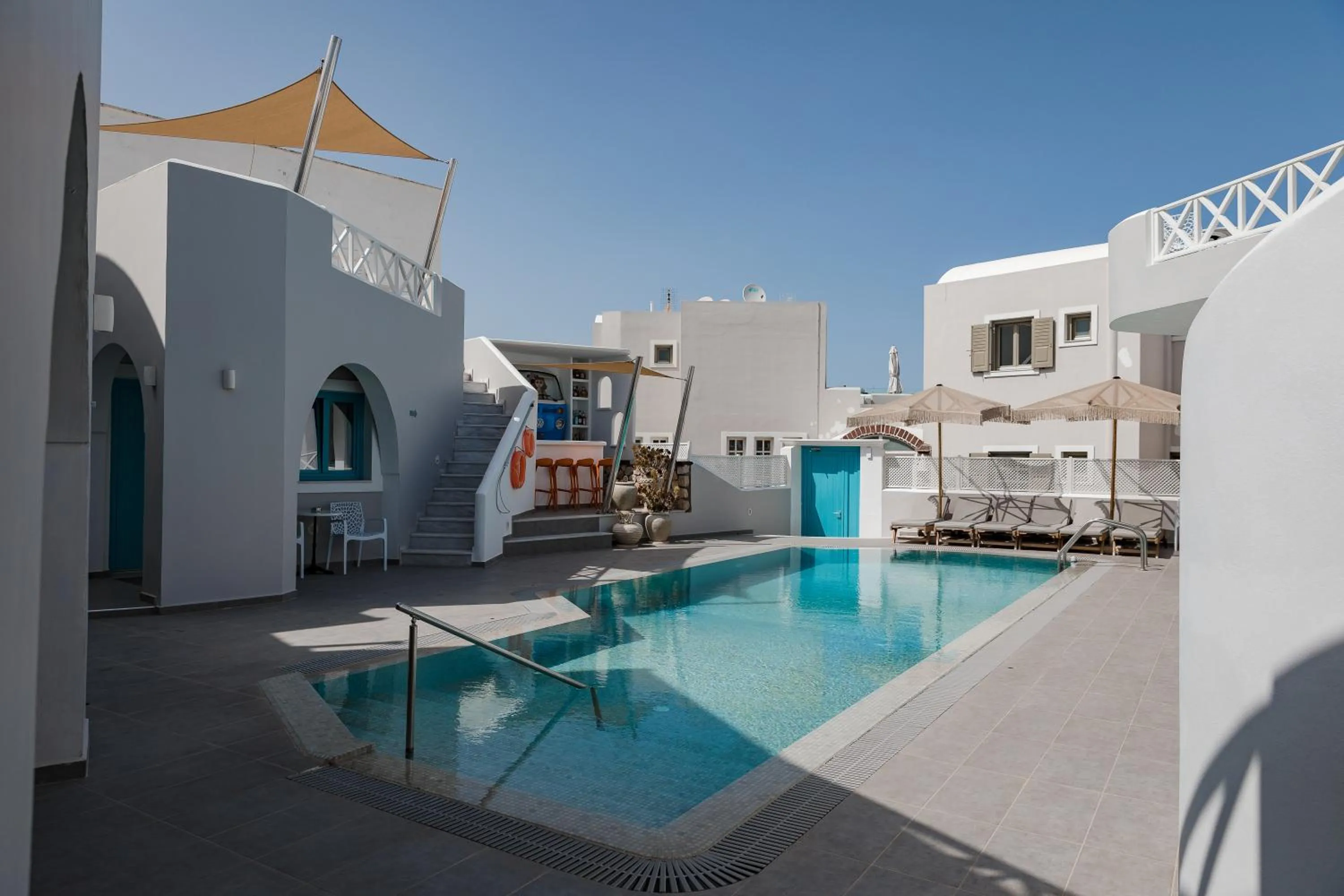 Pool view in Nikolas Hotel