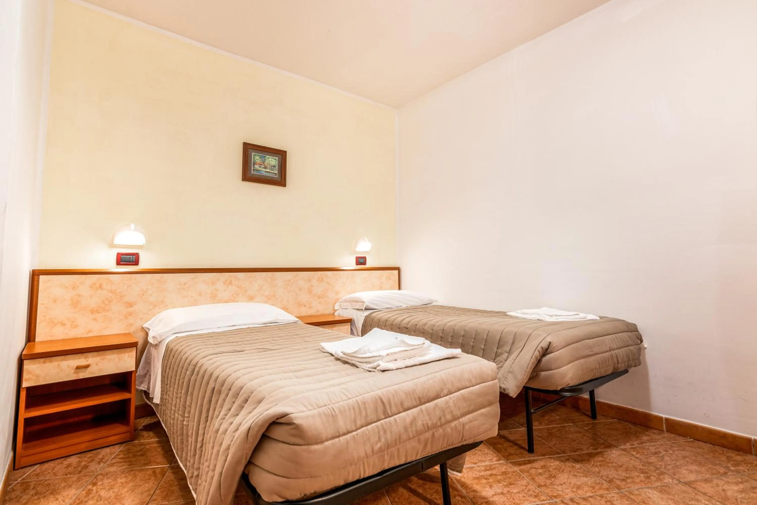 Bedroom, Bed in Hotel Zodiaco & Spa