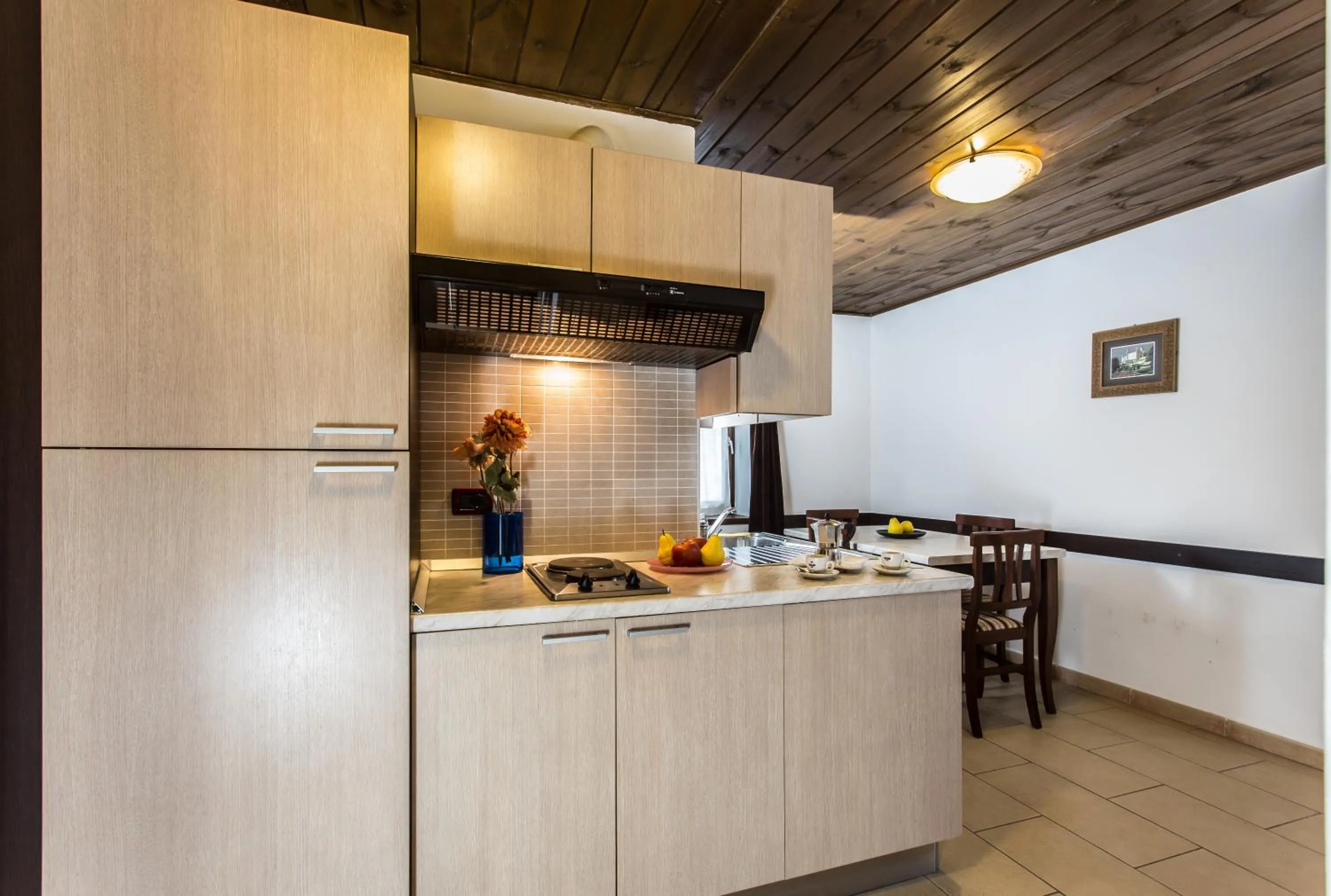 Kitchen or kitchenette in Hotel Zodiaco & Spa