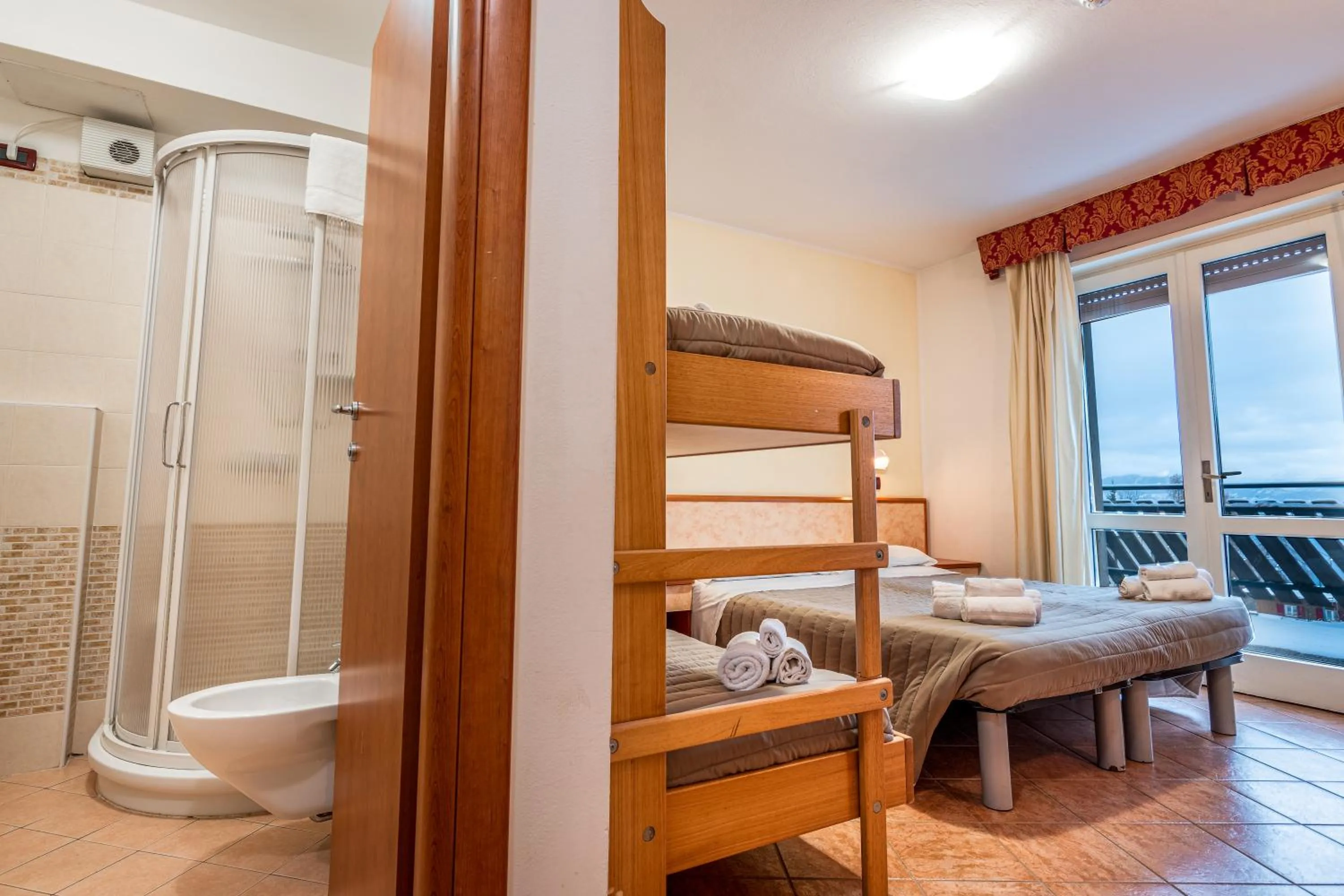 Bed in Hotel Zodiaco & Spa