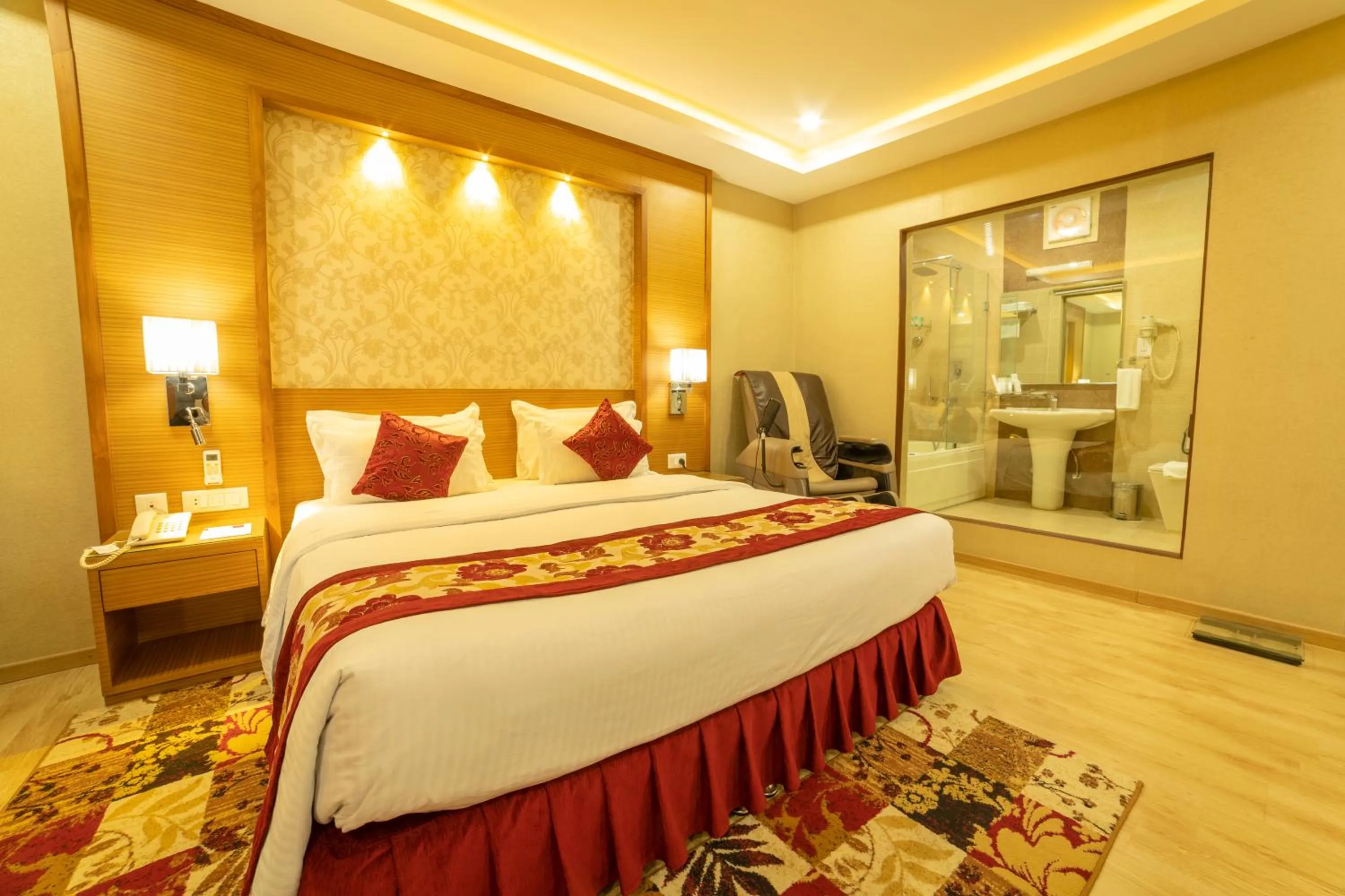 Bed in Hotel Harrison Palace