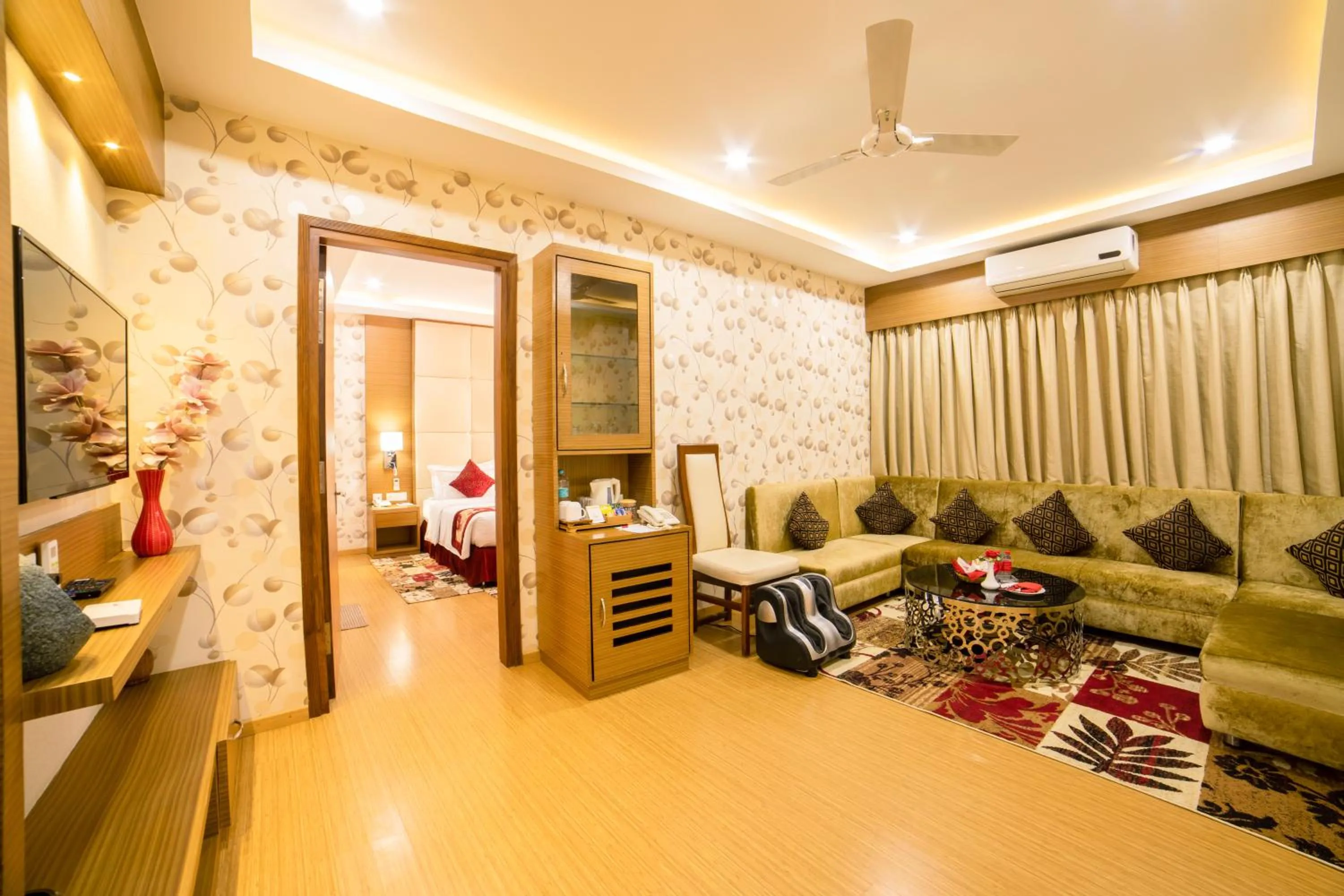 Bed in Hotel Harrison Palace