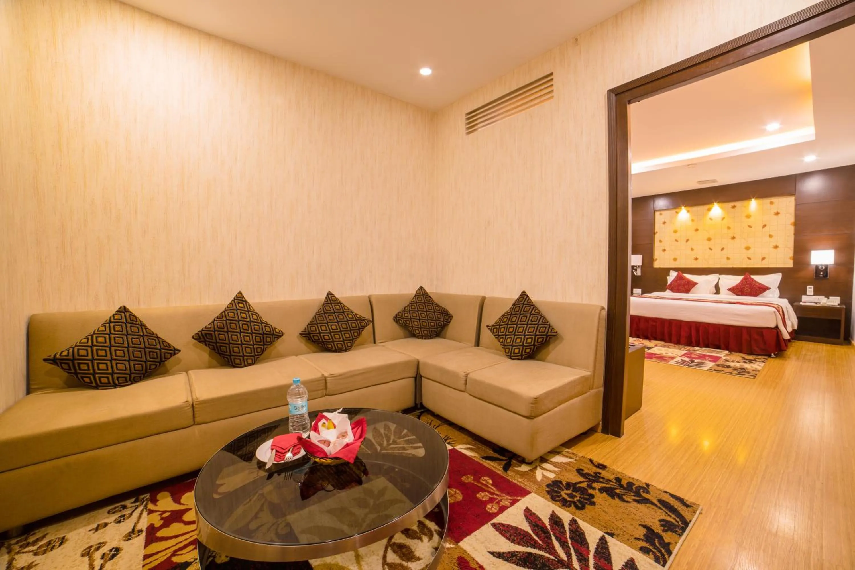 Bed in Hotel Harrison Palace